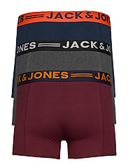 Jack & Jones - JACLICHFIELD TRUNKS 3 PACK NOOS - laveste priser - burgundy - 1