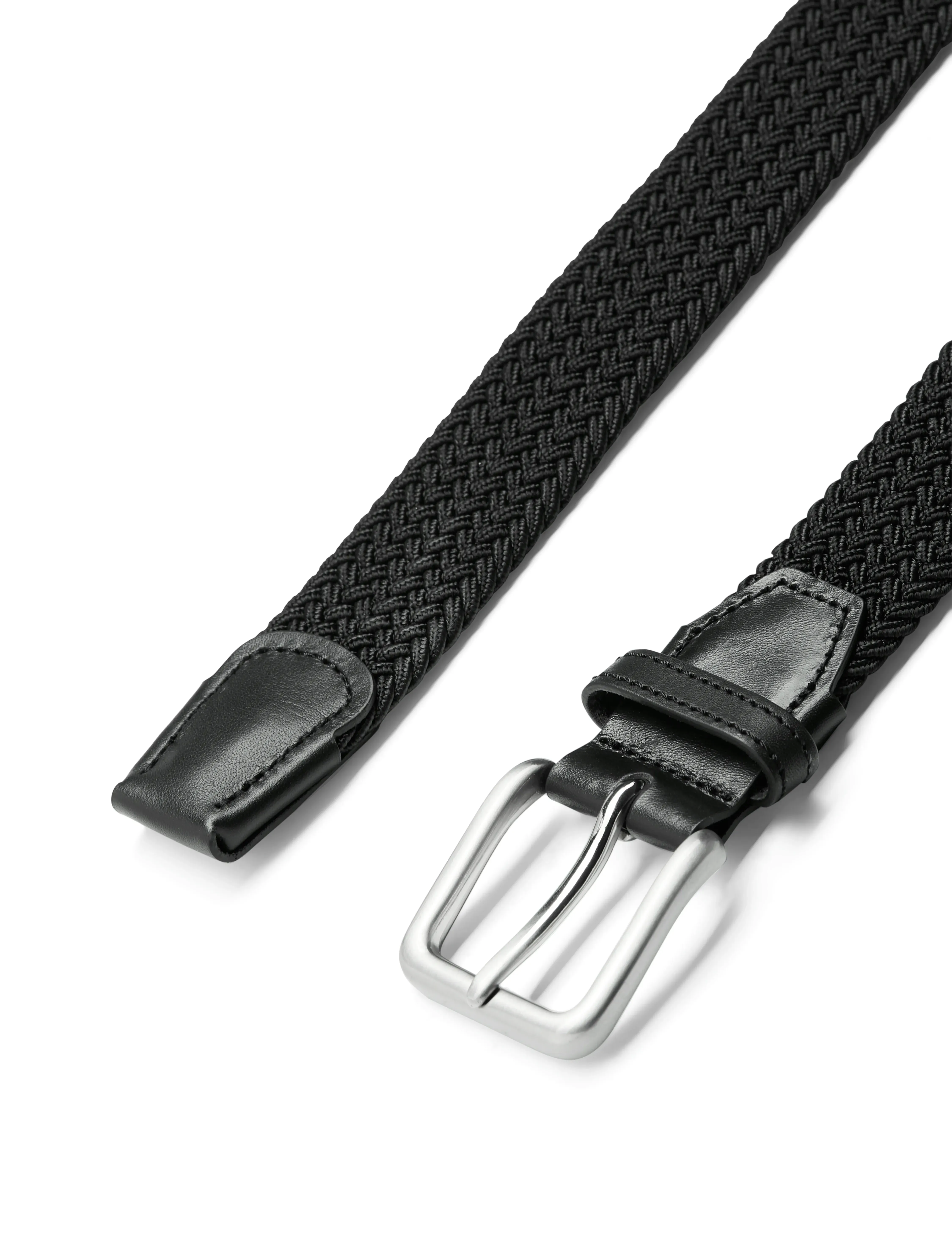 Jack & Jones - JACSPRING WOVEN BELT NOOS - geflochten gürtel - black - 3