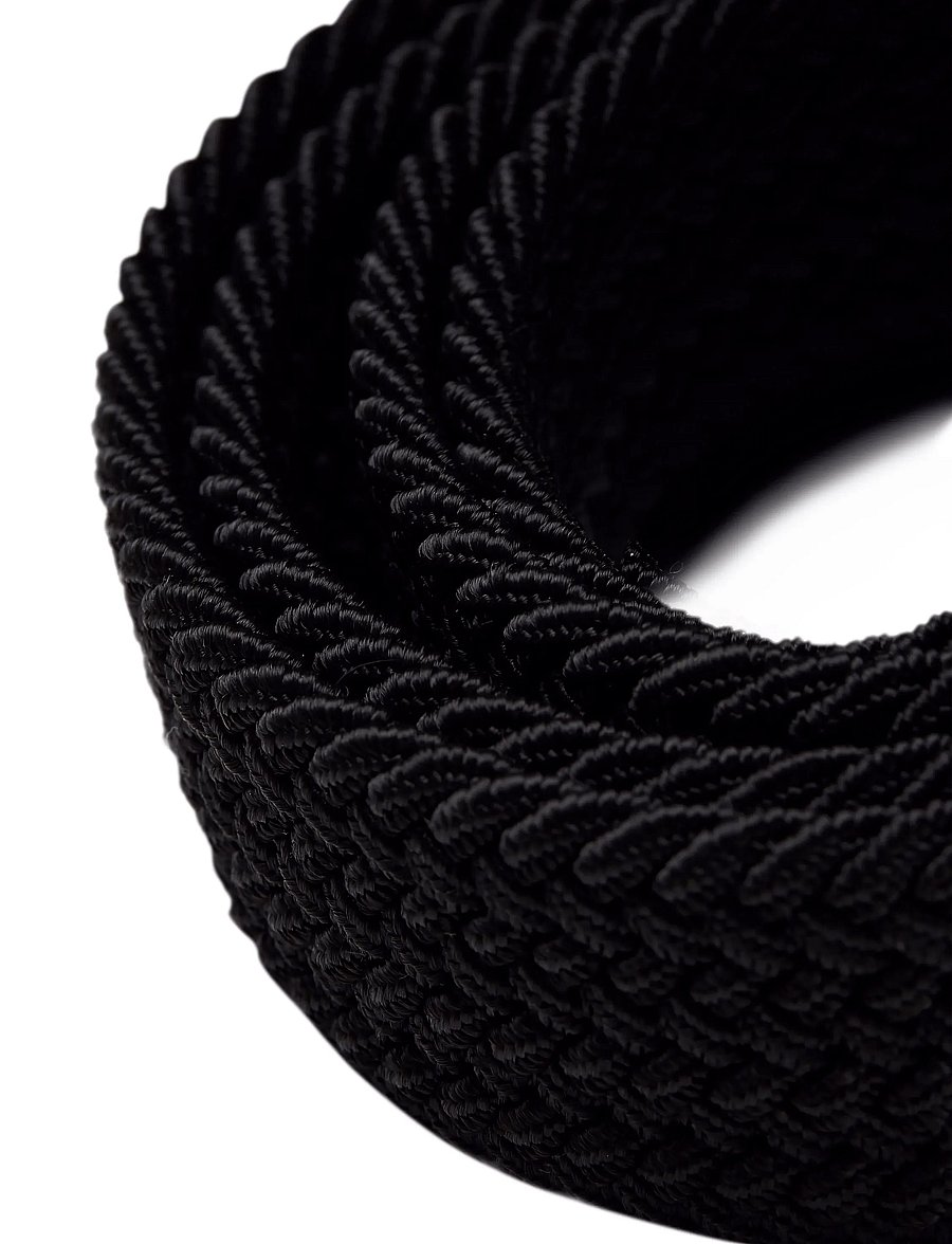 Jack & Jones - JACSPRING WOVEN BELT NOOS - geflochten gürtel - black - 5