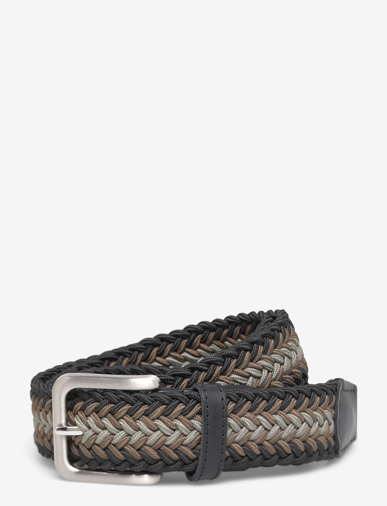 Jack & Jones - JACSPRING WOVEN BELT NOOS - geflochten gürtel - black beauty - 0