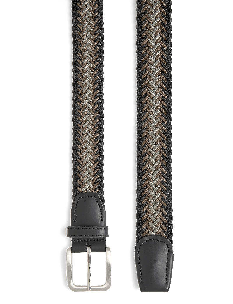 Jack & Jones - JACSPRING WOVEN BELT NOOS - geflochten gürtel - black beauty - 1