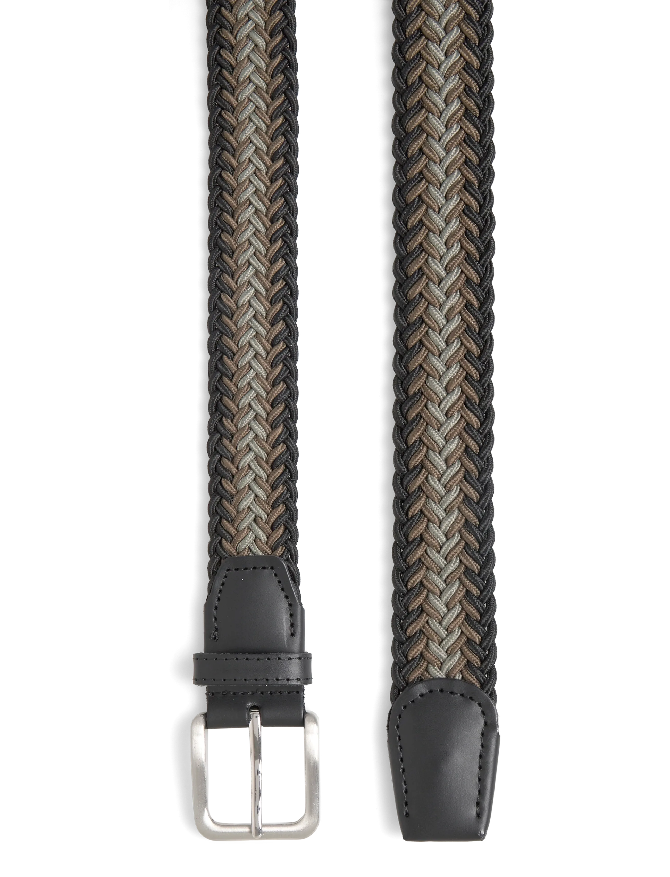 Jack & Jones - JACSPRING WOVEN BELT NOOS - punutud vööd - black beauty - 1