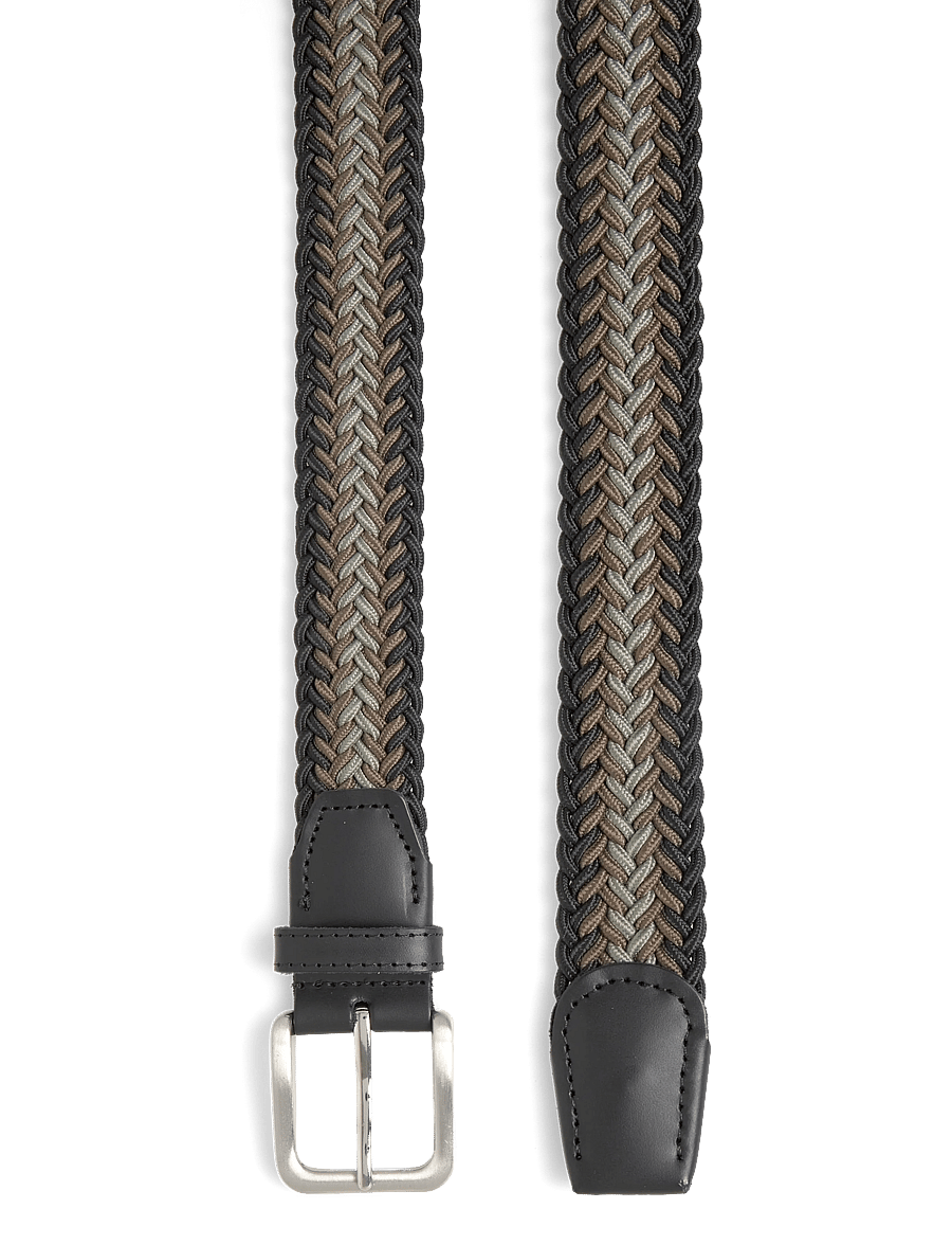 Jack & Jones - JACSPRING WOVEN BELT NOOS - geflochten gürtel - black beauty - 1