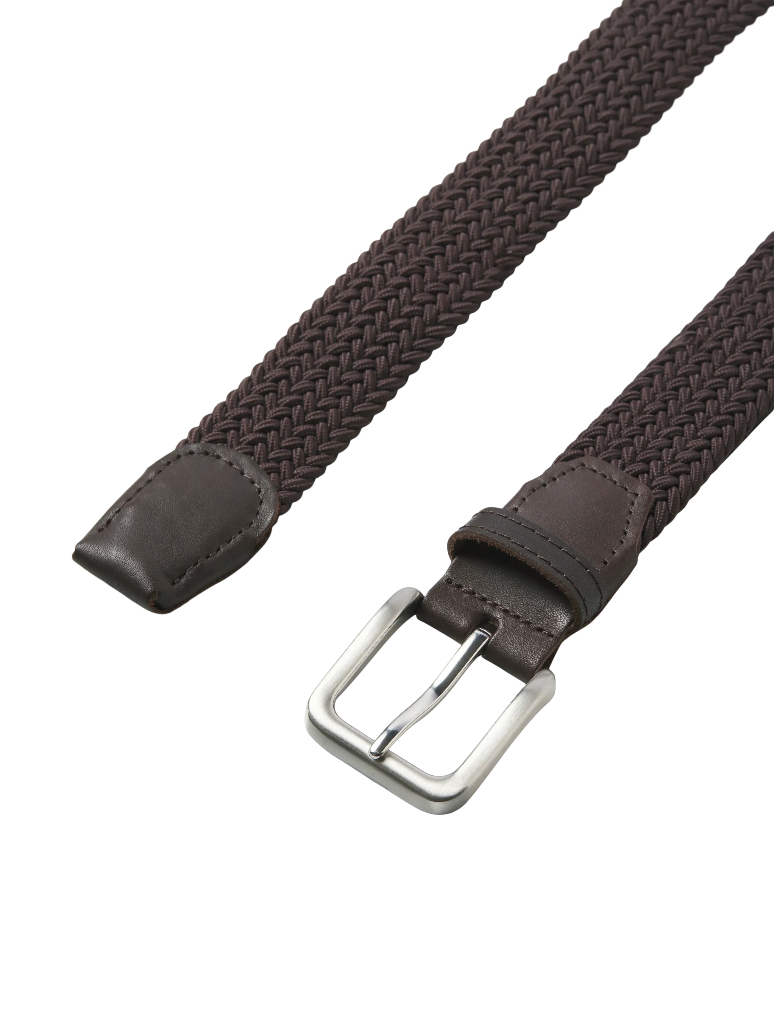 Jack & Jones - JACSPRING WOVEN BELT NOOS - punutud vööd - brown stone - 2
