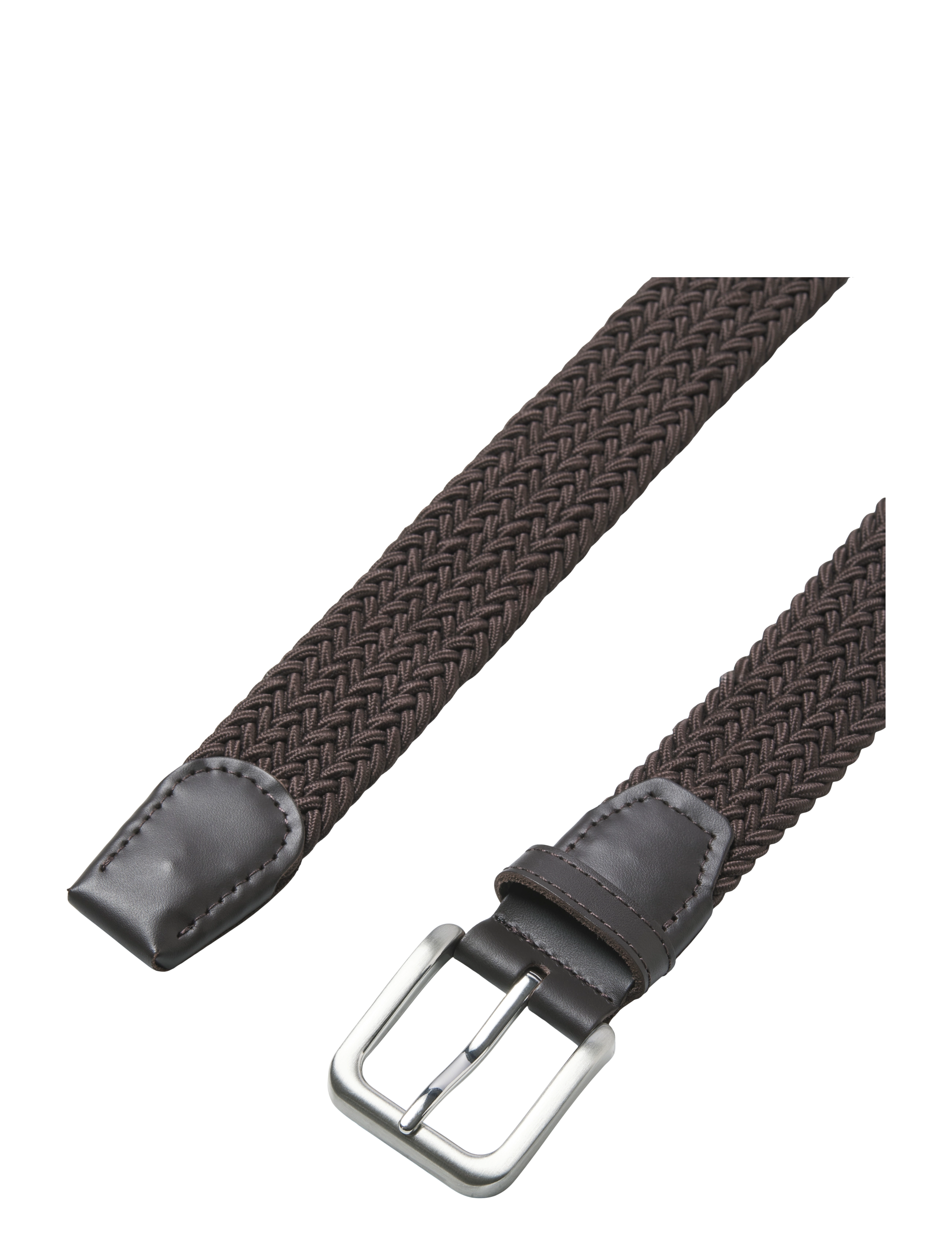 Jack & Jones - JACSPRING WOVEN BELT NOOS - flätade skärp - cocoa - 1
