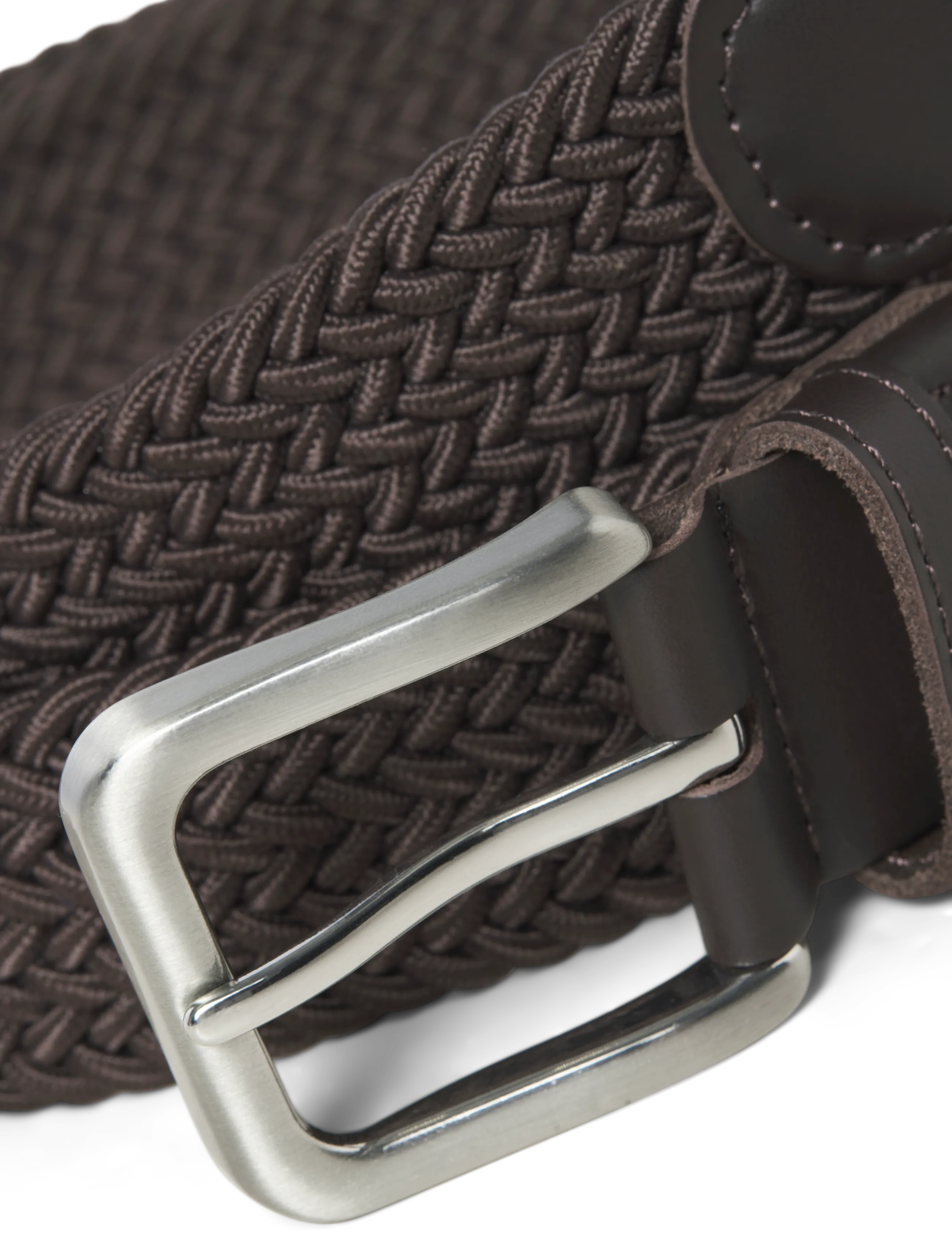 Jack & Jones - JACSPRING WOVEN BELT NOOS - flätade skärp - cocoa - 2