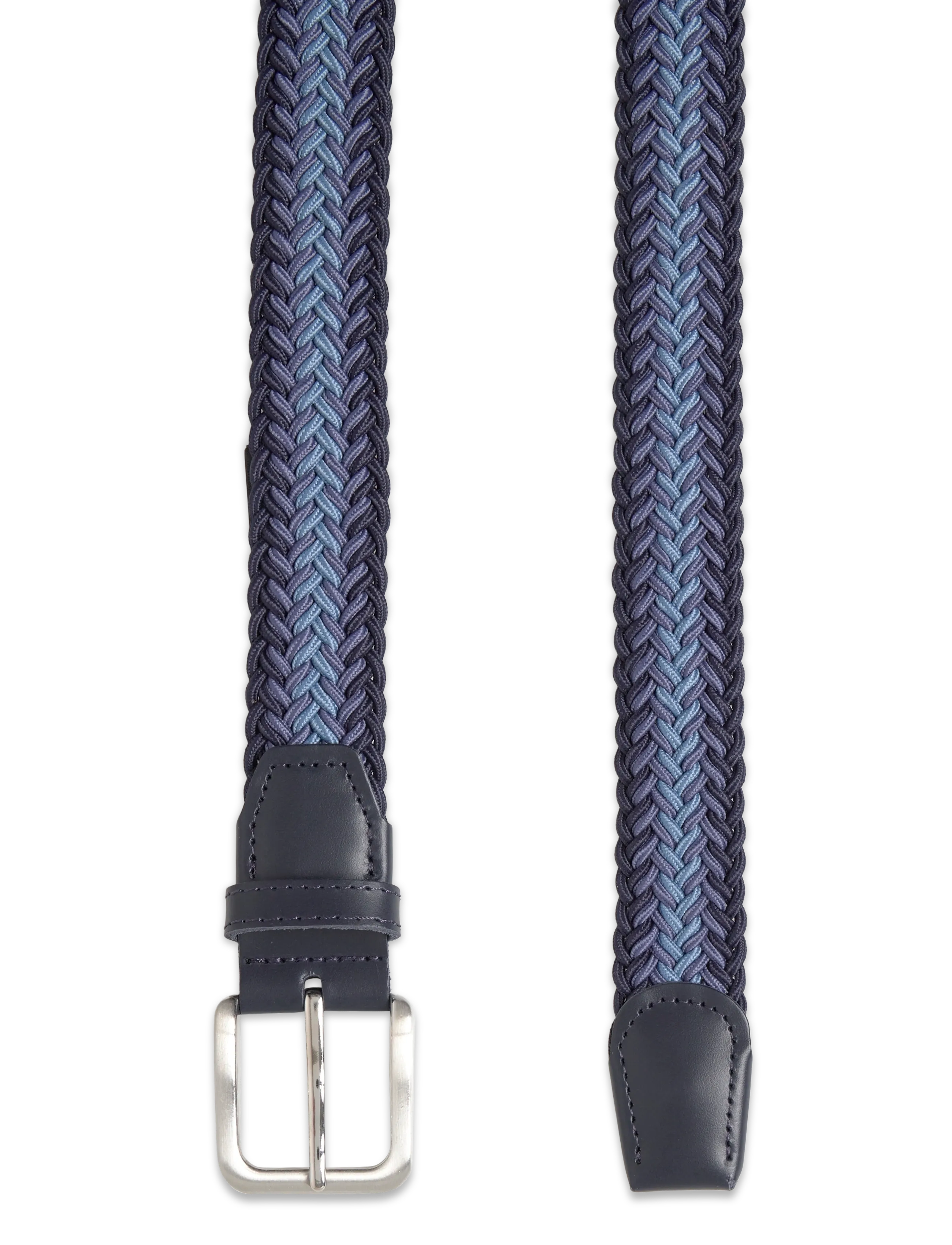 Jack & Jones - JACSPRING WOVEN BELT NOOS - flätade skärp - dark navy - 1