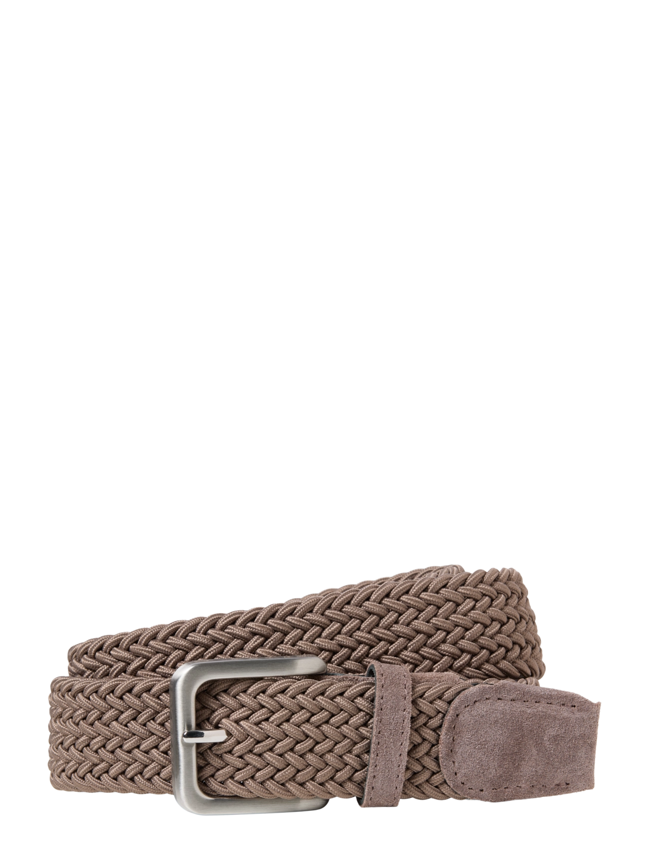 Jack & Jones JACSPRING WOVEN BELT NOOS - Braided belts - FALCON / brown