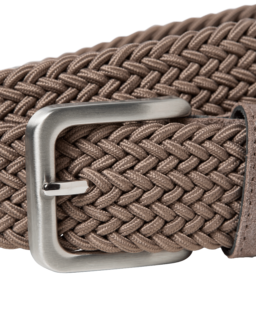 Jack & Jones - JACSPRING WOVEN BELT NOOS - geflochtene gürtel - falcon - 1