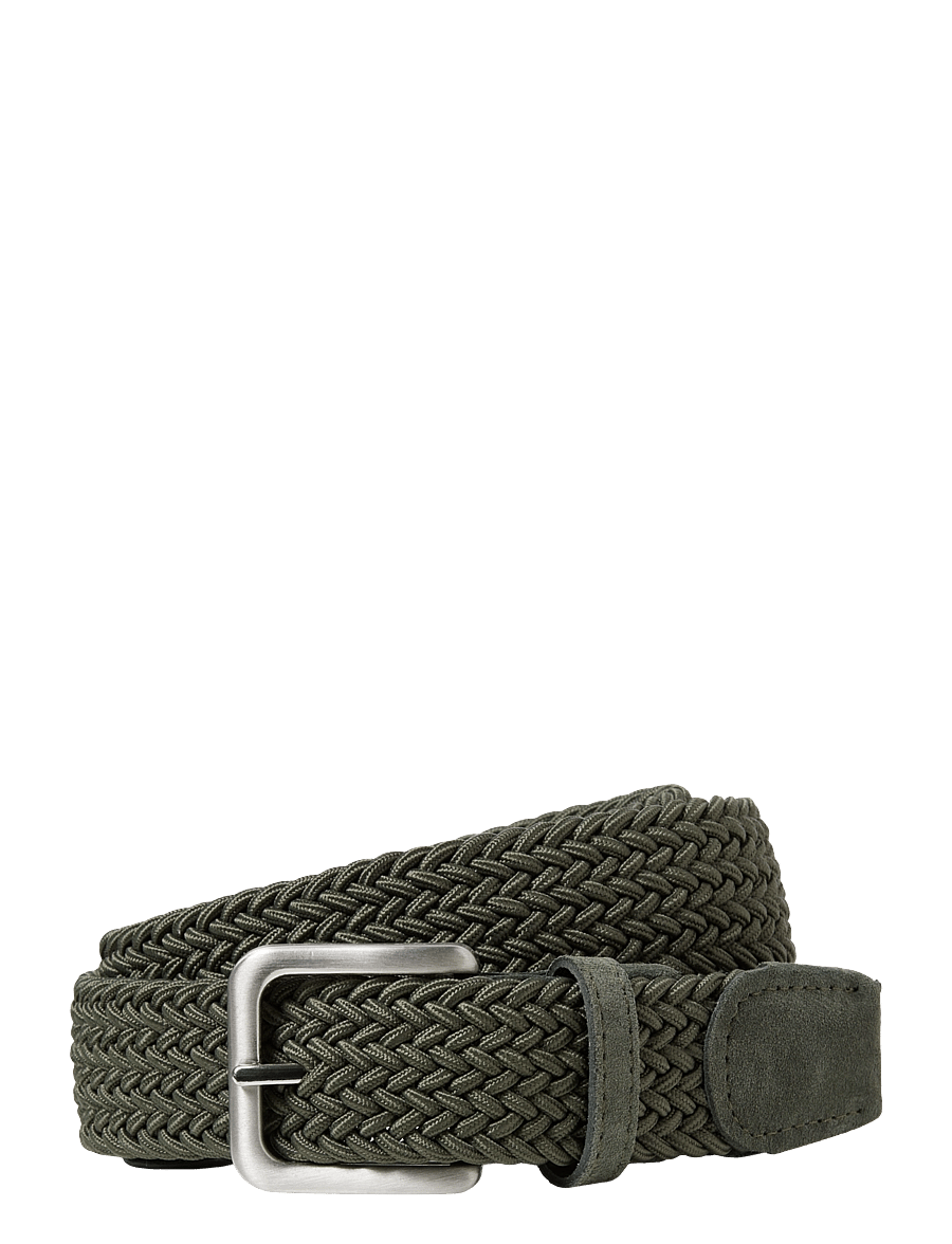 Jack & Jones - JACSPRING WOVEN BELT NOOS - geflochtene gürtel - grape leaf - 0