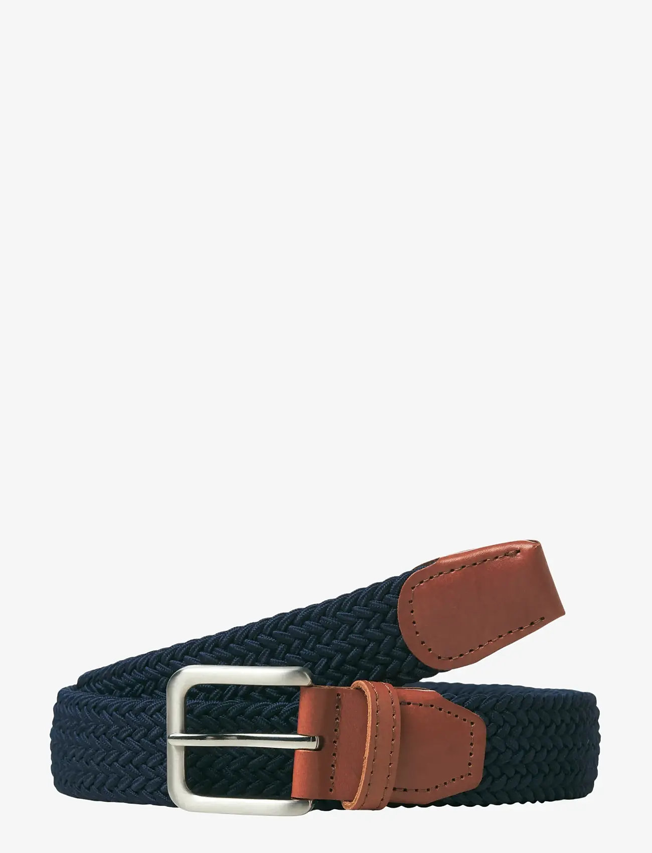 Jack & Jones - JACSPRING WOVEN BELT NOOS - flätade skärp - navy blazer - 1