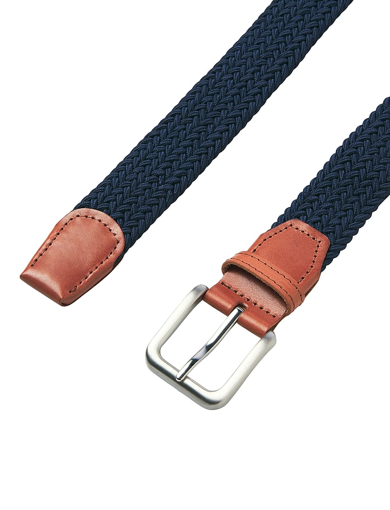 Jack & Jones - JACSPRING WOVEN BELT NOOS - flätade skärp - navy blazer - 3