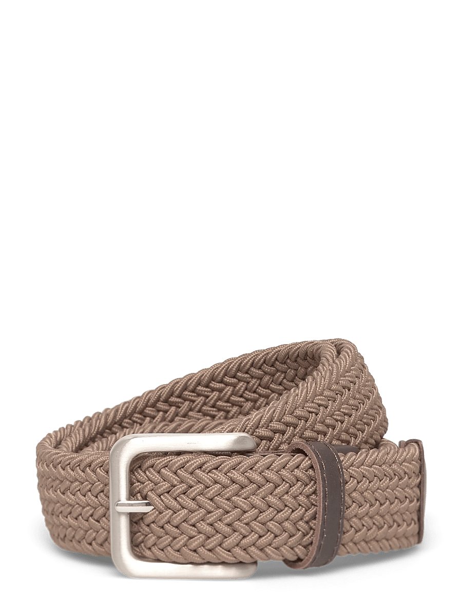 Jack & Jones - JACSPRING WOVEN BELT NOOS - geflochtene gürtel - oxford tan - 0
