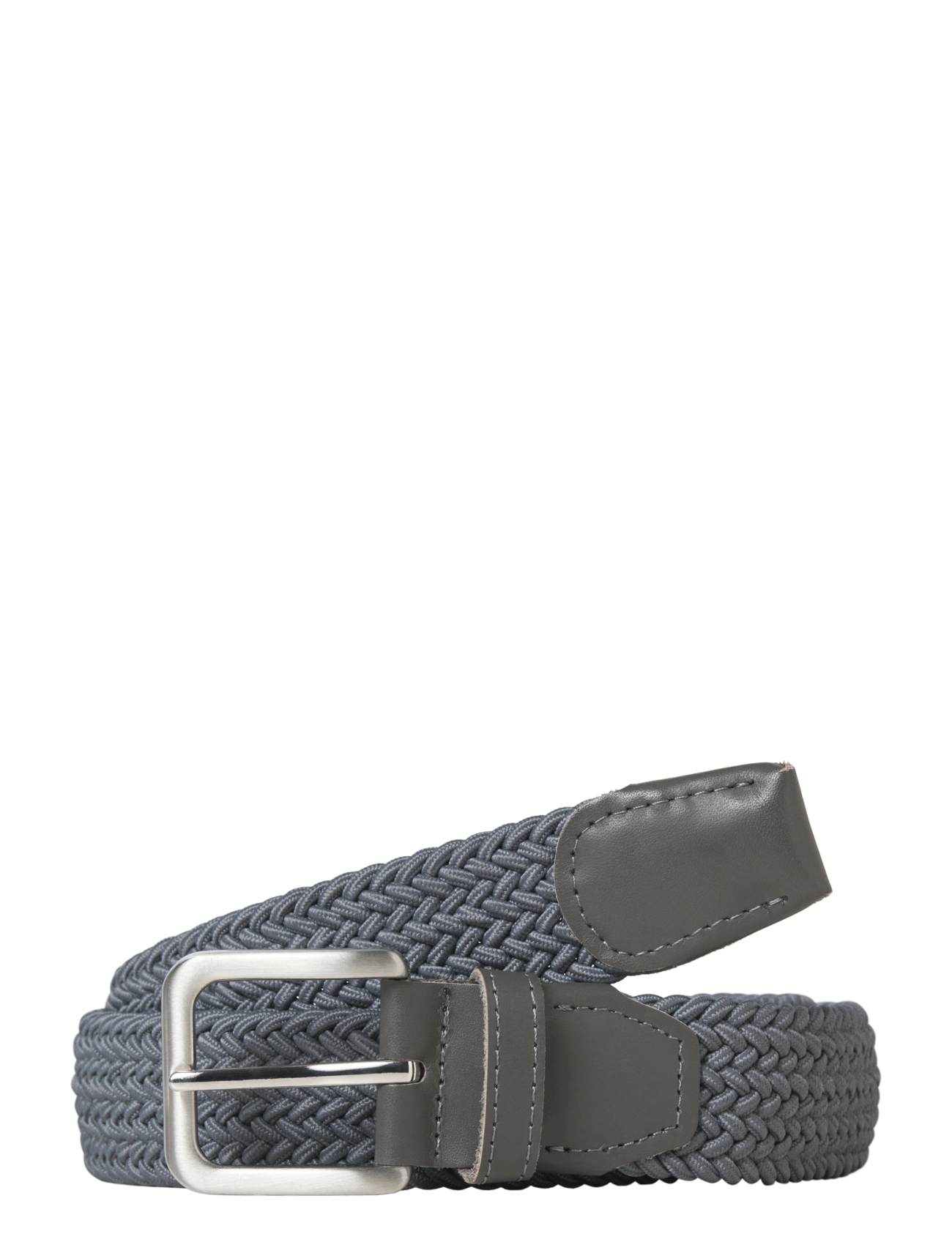 Jack & Jones JACSPRING WOVEN BELT NOOS - Flätade skärp - TURBULENCE / grey