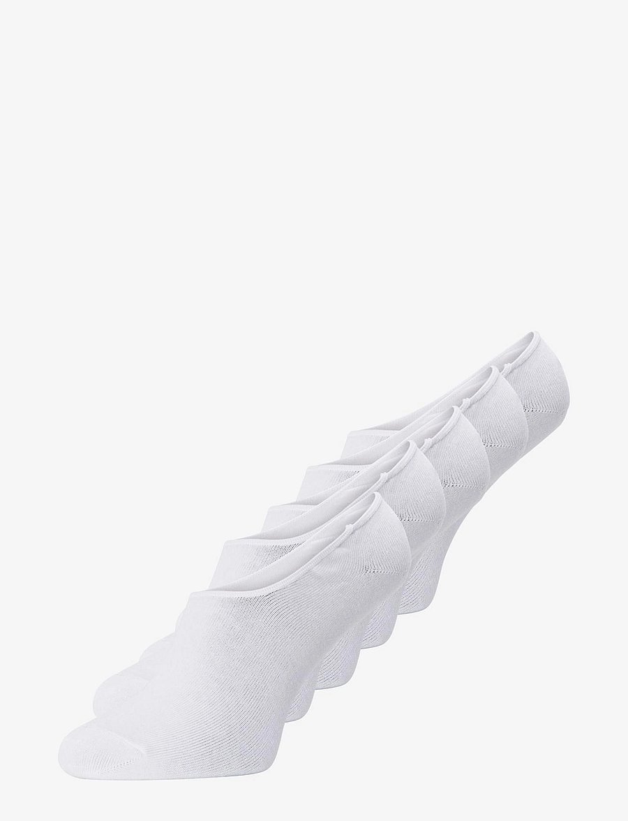 Jack & Jones - JACBASIC MULTI SHORT SOCK 5 PACK NOOS - multipack strømper - white - 0
