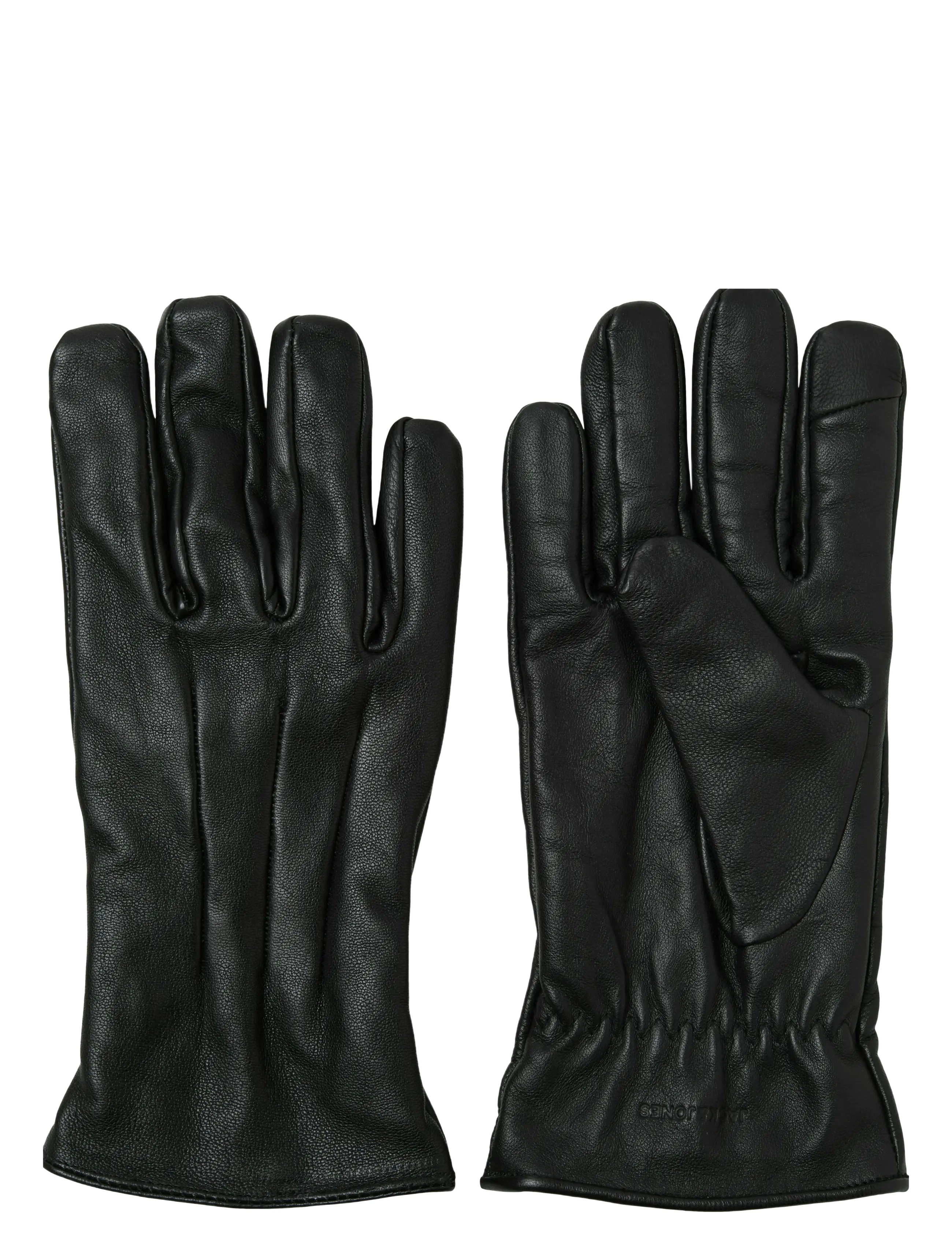 Jack & Jones JACMONTANA LEATHER GLOVES - Handschuhe - BLACK / black