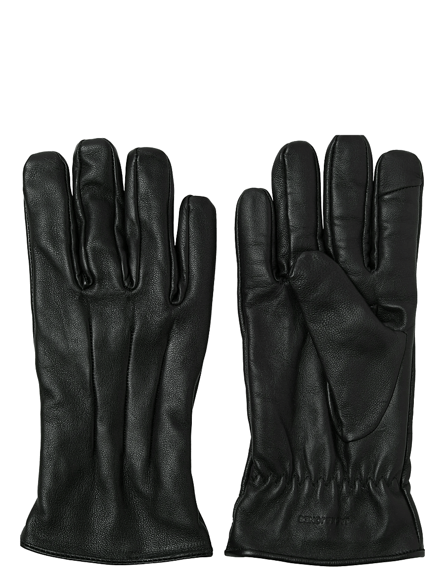 Jack & Jones - JACMONTANA LEATHER GLOVES NOOS - kollektsioonid - black - 1