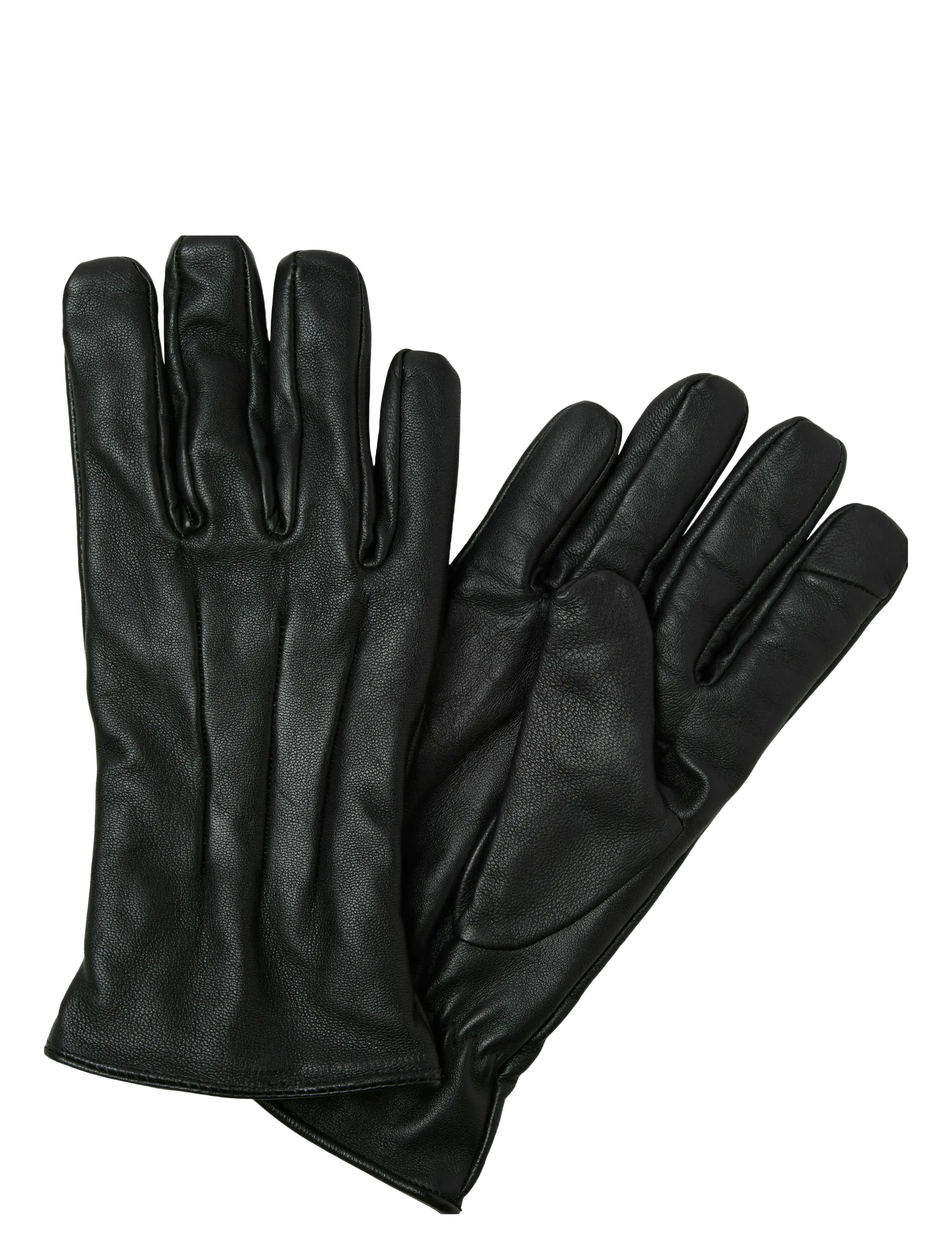 Jack & Jones - JACMONTANA LEATHER GLOVES - kollektionen - black - 3