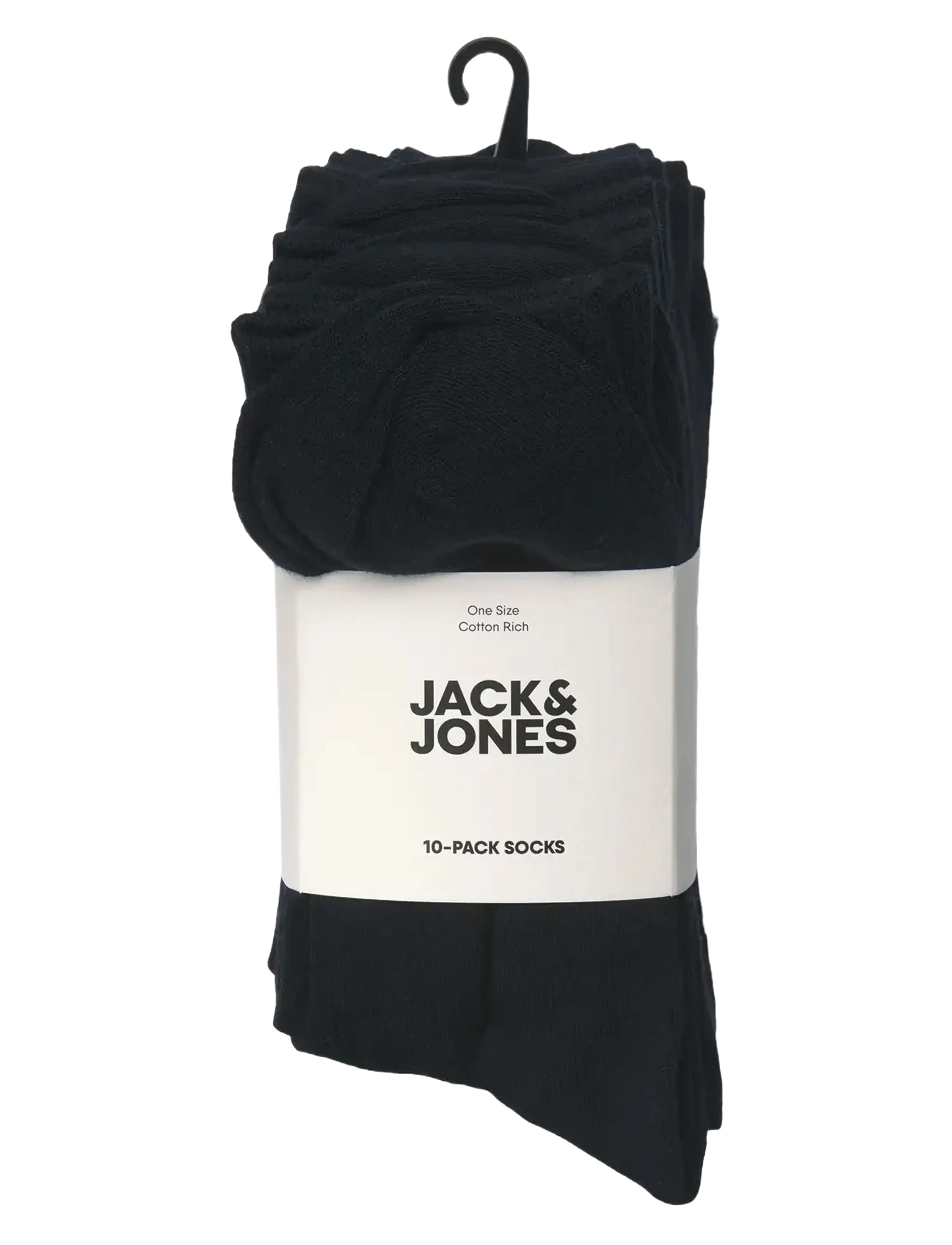 Jack & Jones - JACJENS SOCK 10 PACK NOOS - najniższe ceny - black - 1