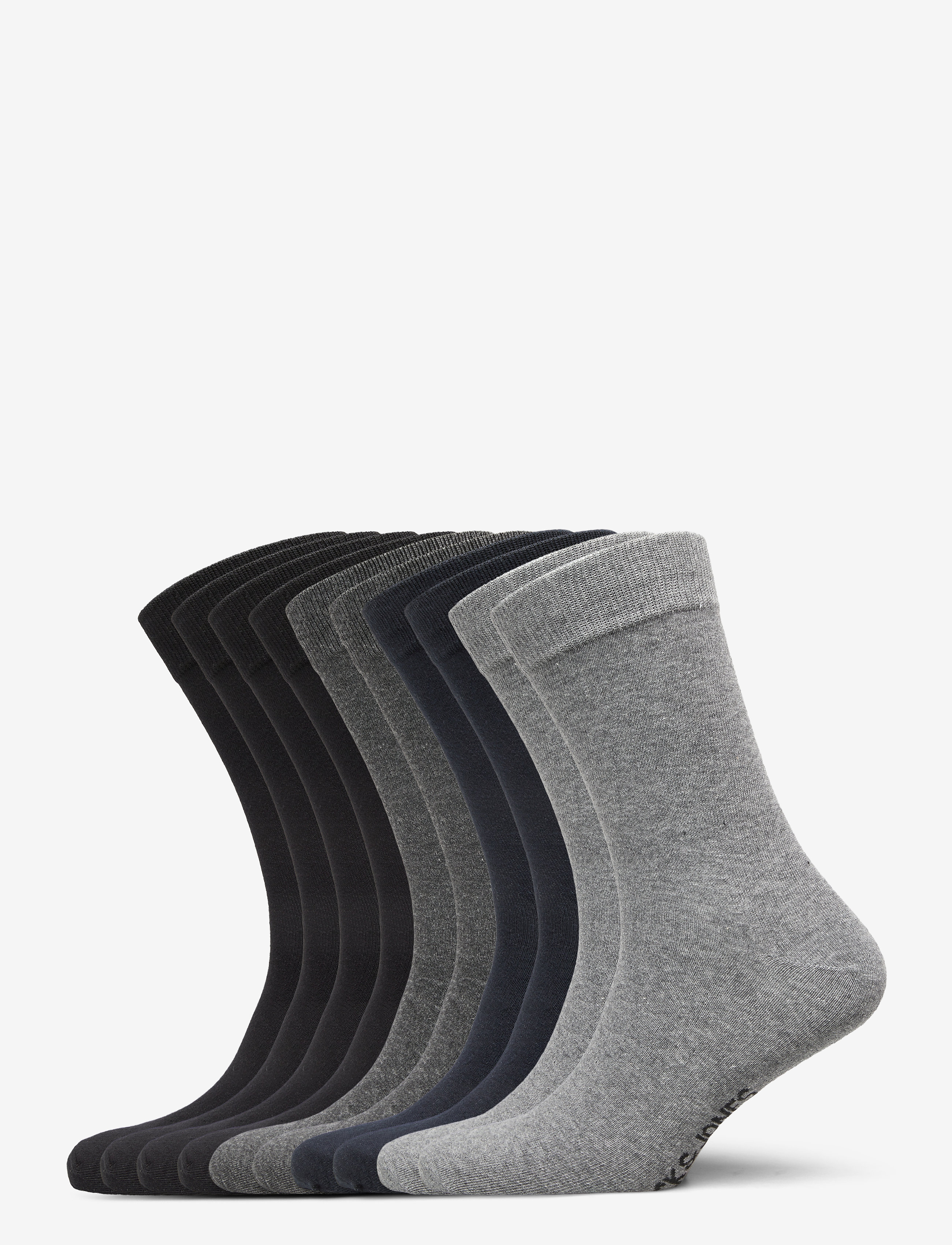 Jack & Jones JACJENS SOCK 10 PACK NOOS - Lange strømper - DARK GREY MELANGE / grey