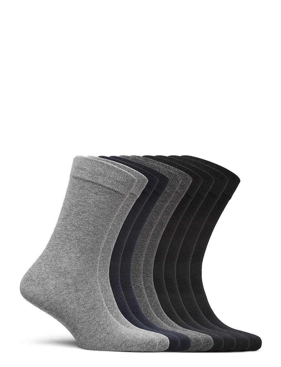 Jack & Jones - JACJENS SOCK 10 PACK NOOS - sokker - dark grey melange - 0