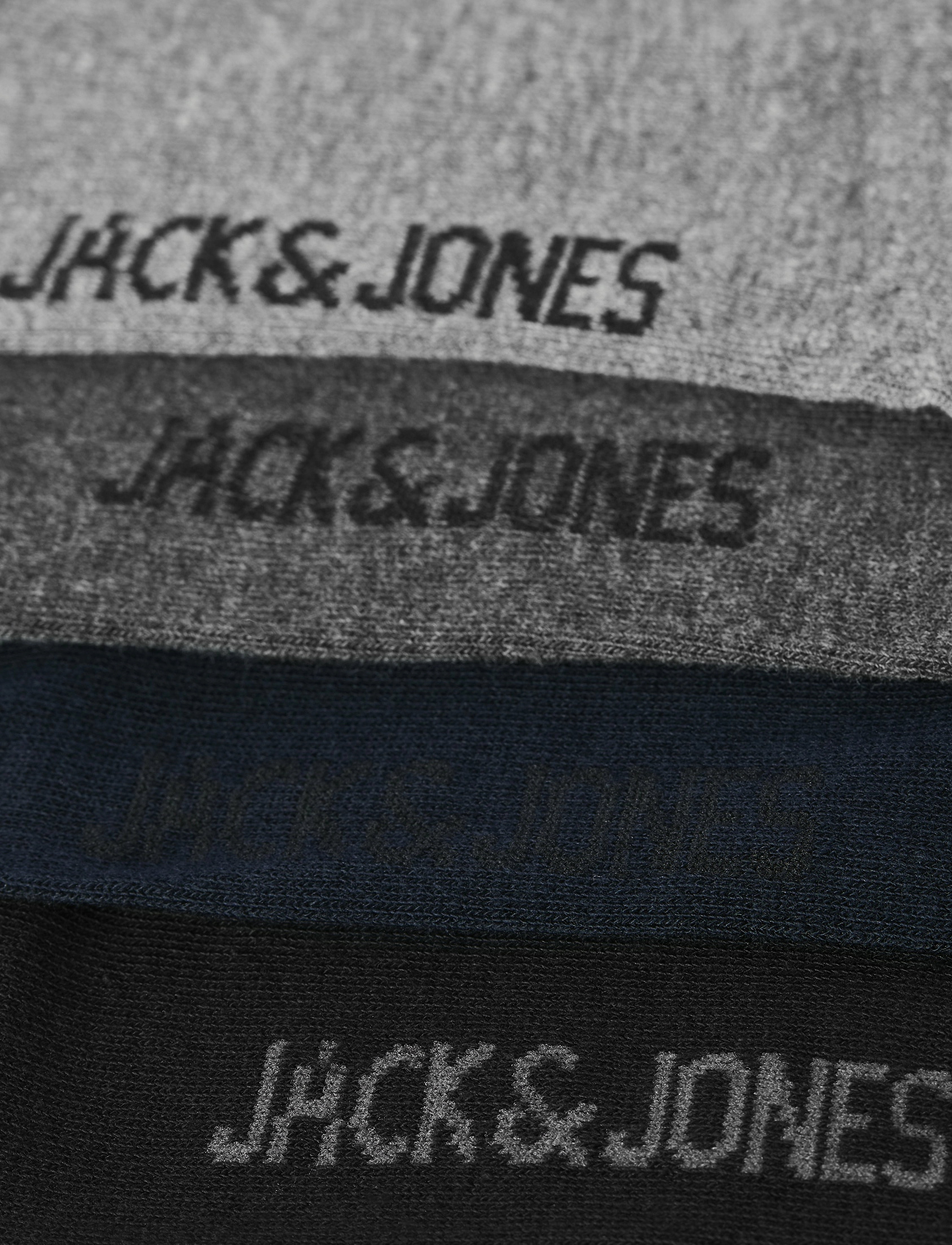 Jack & Jones - JACJENS SOCK 10 PACK NOOS - vanliga strumpor - dark grey melange - 2