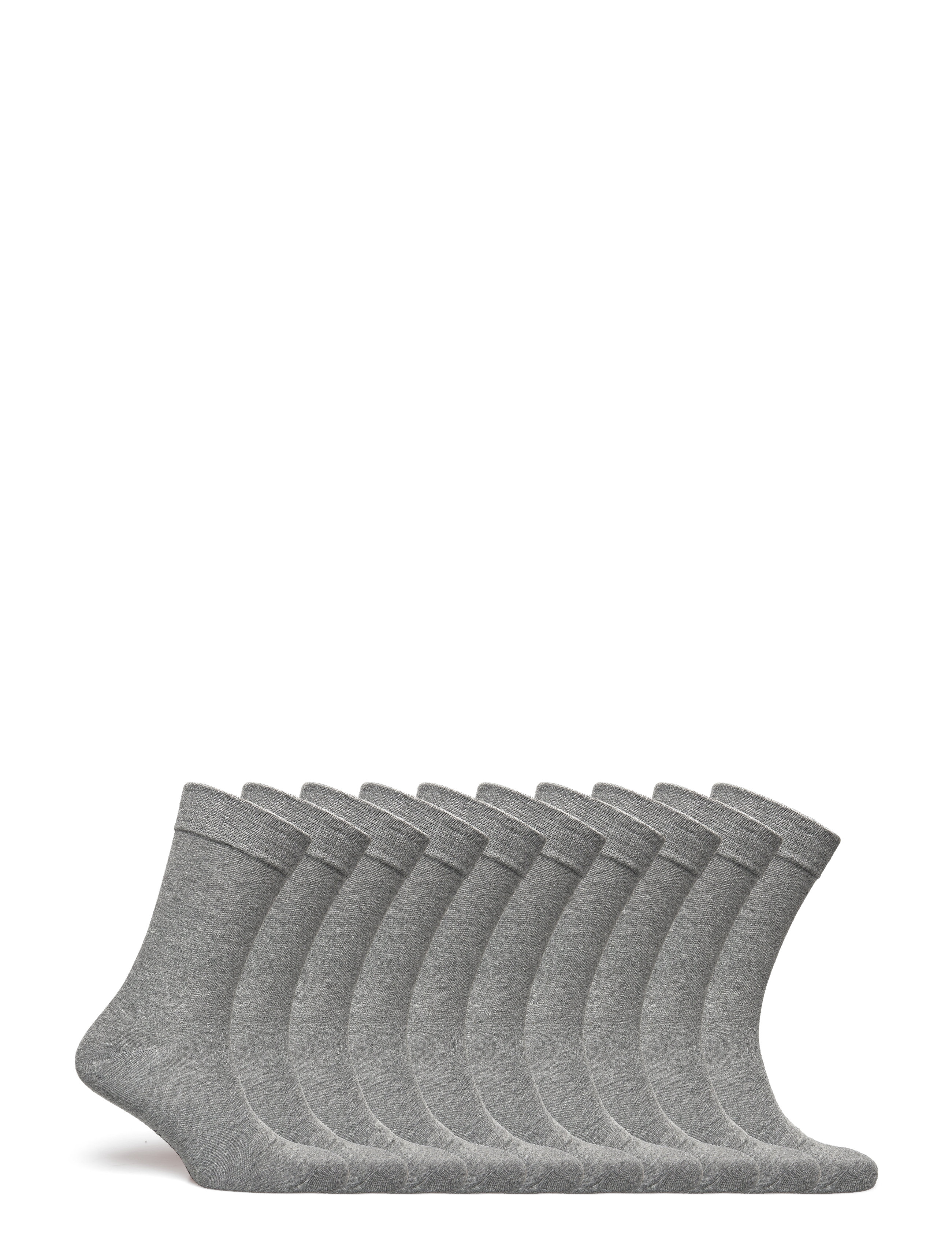 Jack & Jones - JACJENS SOCK 10 PACK NOOS - laveste priser - light grey melange - 1