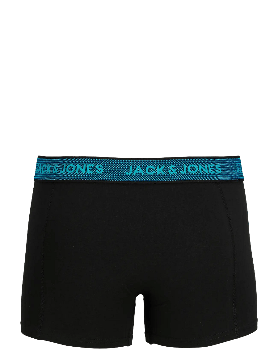 Jack & Jones - JACWAISTBAND TRUNKS 3 PACK NOOS - multipack kalsonger - asphalt - 2