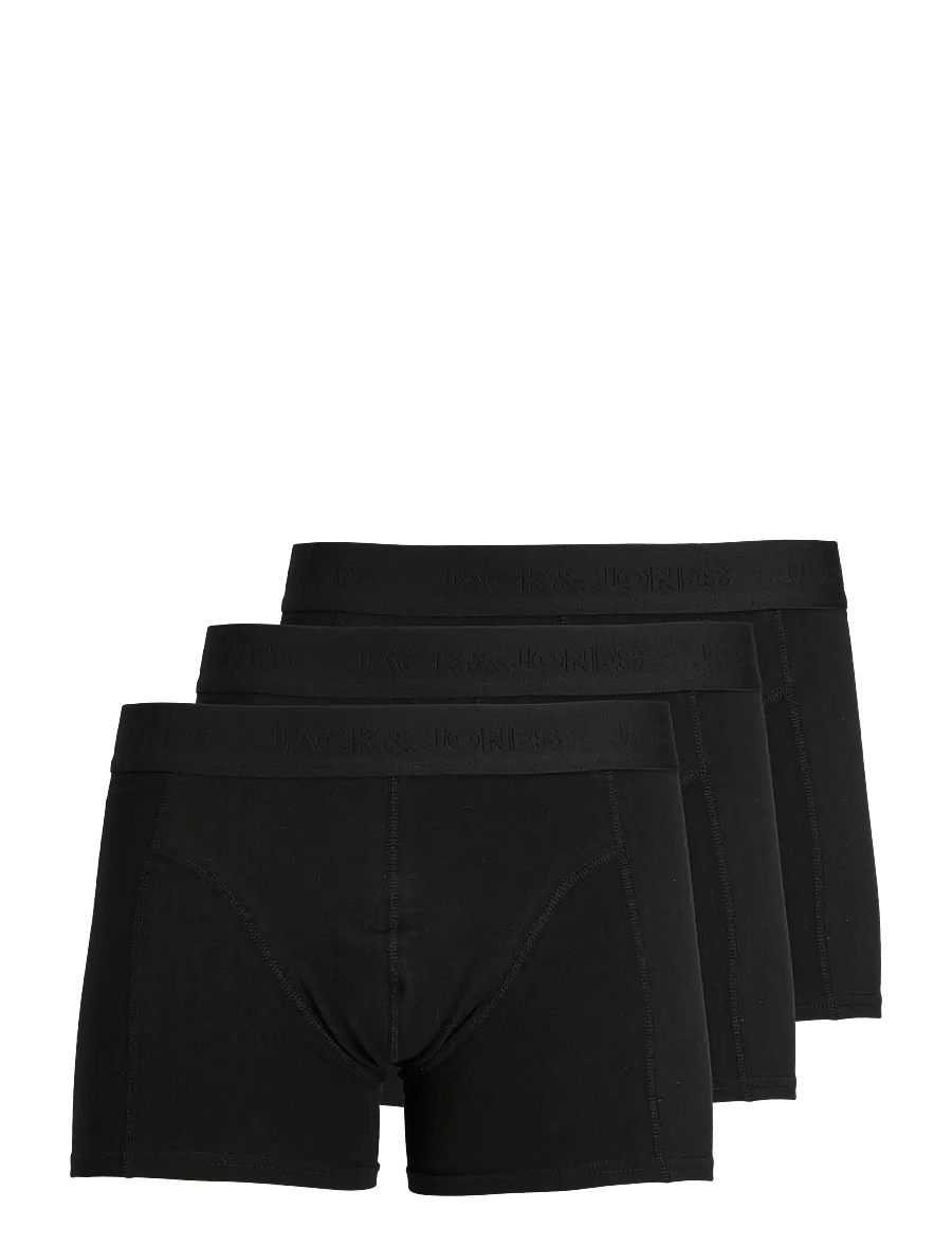 Jack & Jones - JACWAISTBAND TRUNKS 3 PACK NOOS - multipack underpants - black - 1