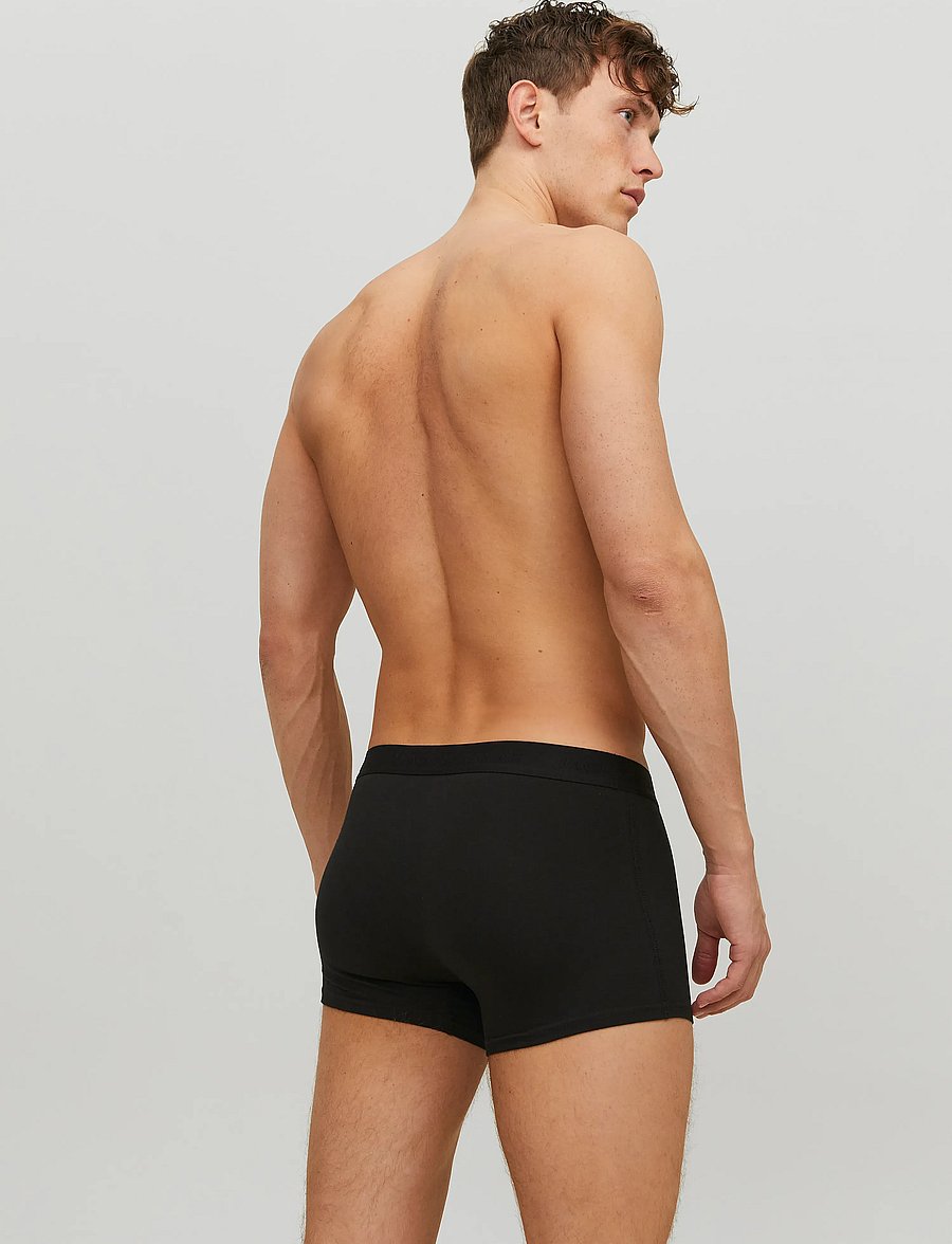 Jack & Jones - JACWAISTBAND TRUNKS 3 PACK NOOS - multipack underpants - black - 3
