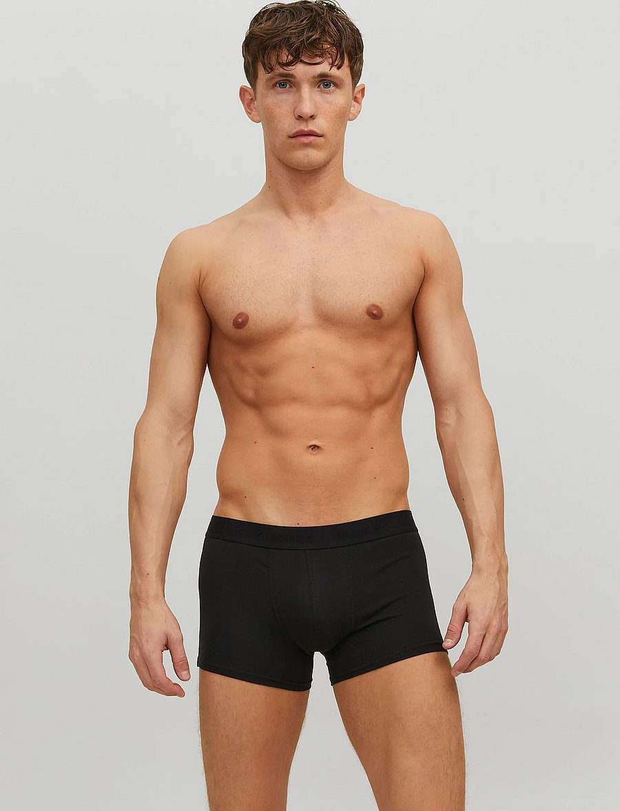 Jack & Jones - JACWAISTBAND TRUNKS 3 PACK NOOS - multipack underpants - black - 5