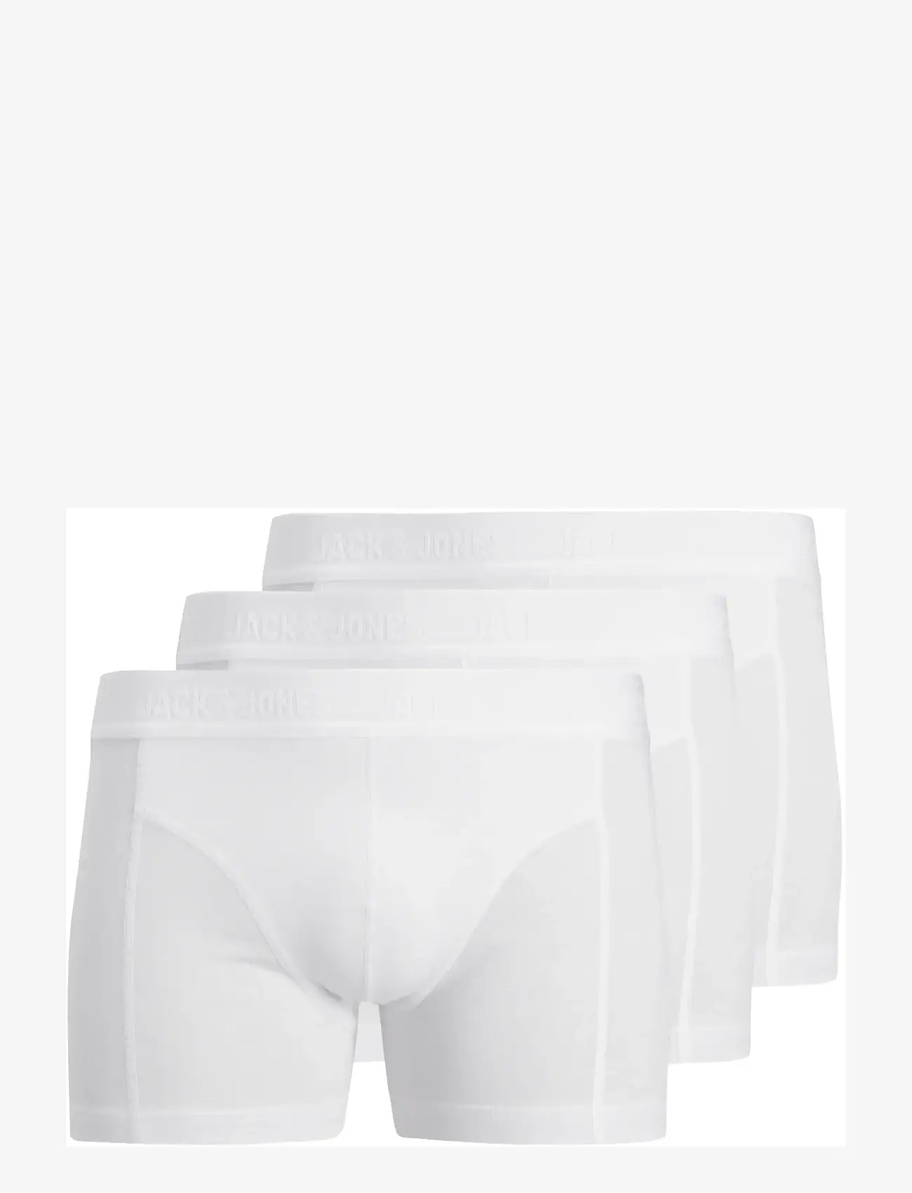 Jack & Jones - JACWAISTBAND TRUNKS 3 PACK NOOS - multipack underpants - white - 1
