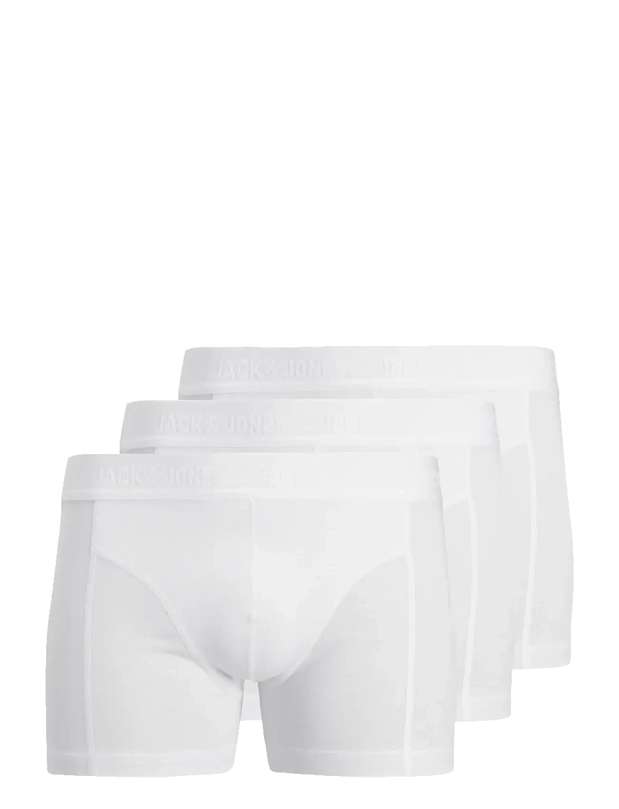 Jack & Jones - JACWAISTBAND TRUNKS 3 PACK NOOS - multipakk aluspüksid - white - 1