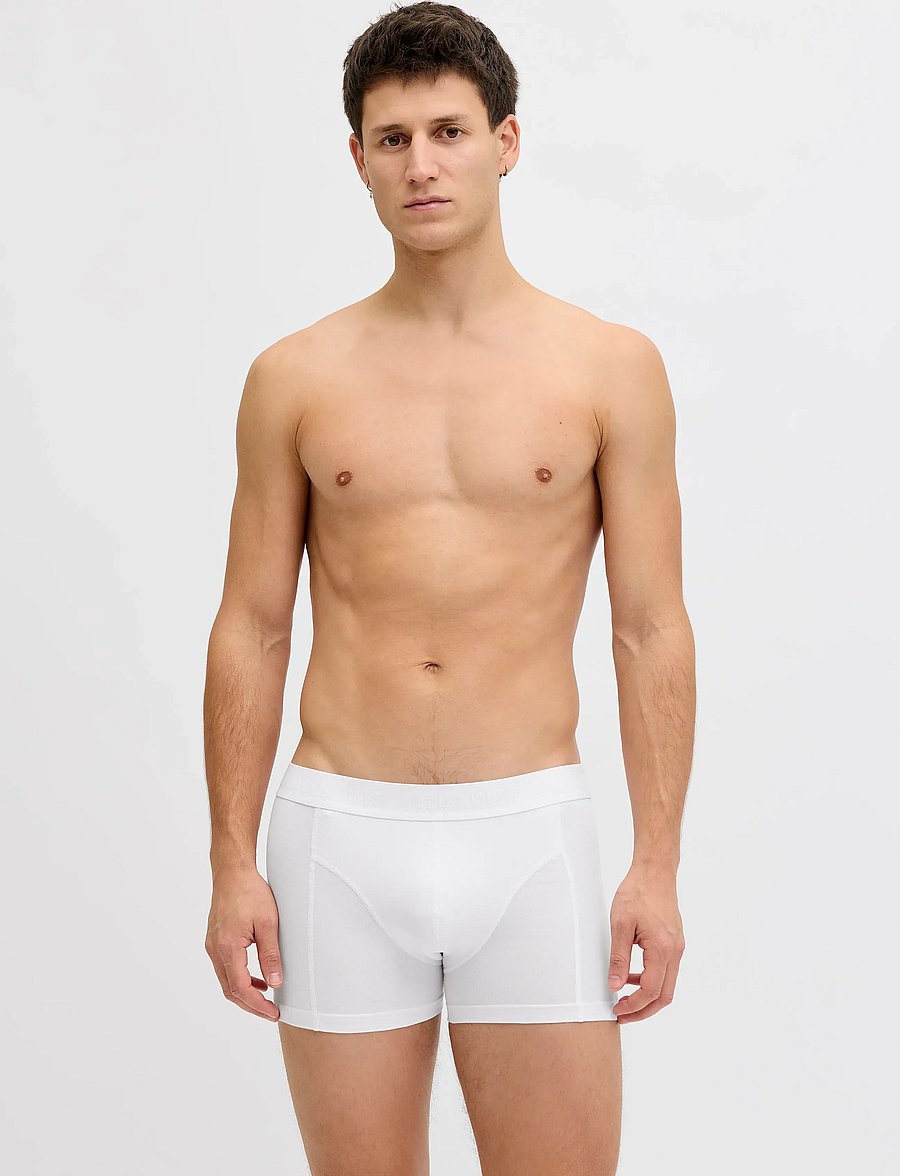 Jack & Jones - JACWAISTBAND TRUNKS 3 PACK NOOS - multipakk aluspüksid - white - 0