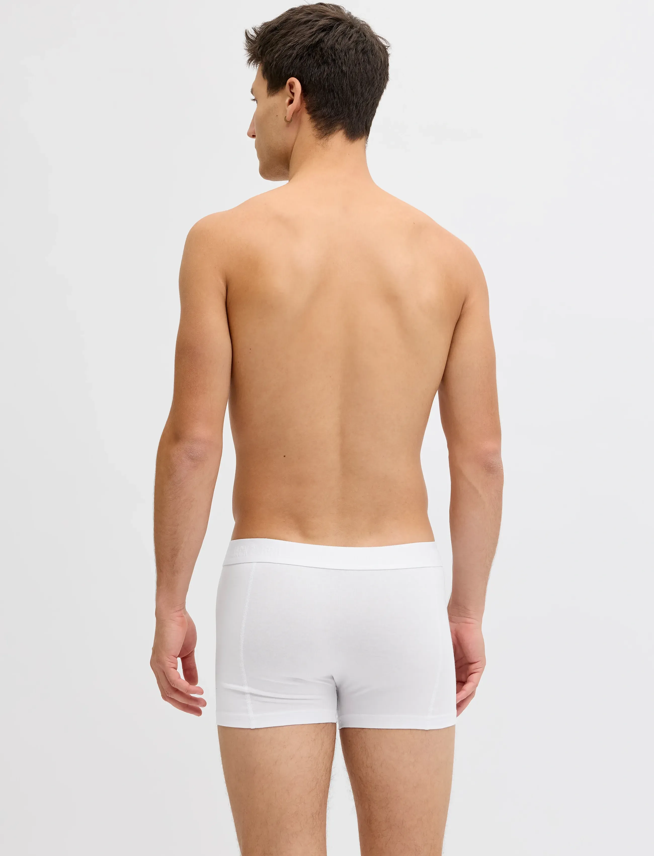 Jack & Jones - JACWAISTBAND TRUNKS 3 PACK NOOS - unterhosen im multipack - white - 2