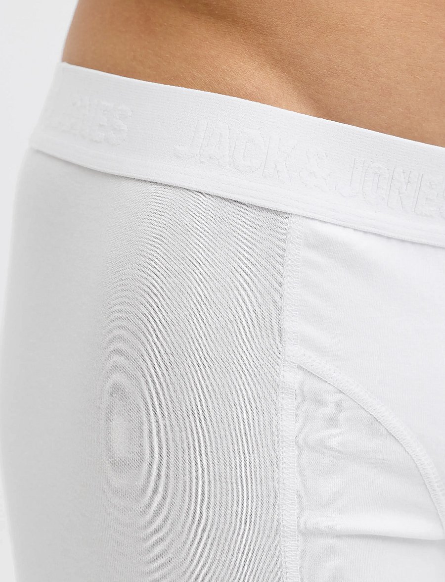 Jack & Jones - JACWAISTBAND TRUNKS 3 PACK NOOS - multipakk aluspüksid - white - 3