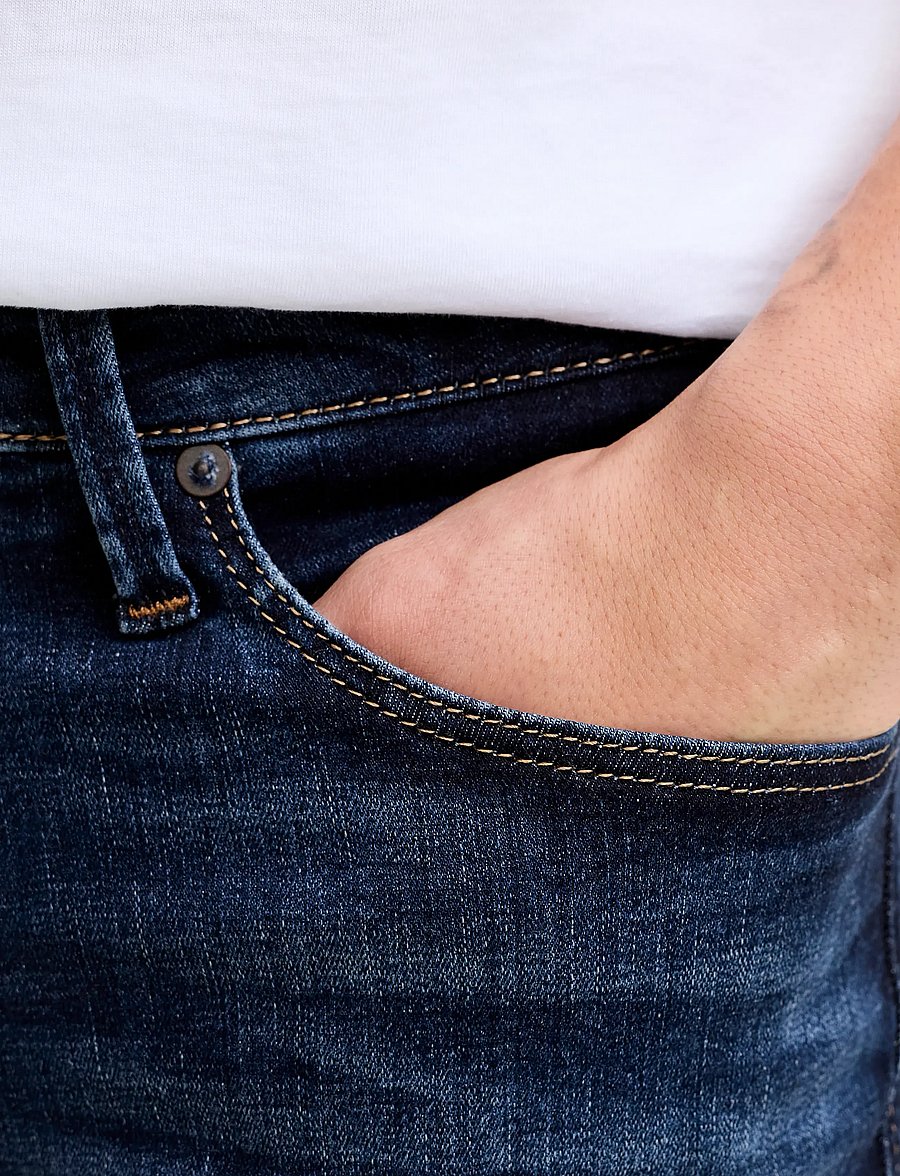 Jack & Jones - JJIGLENN JJICON JJ 057 50SPS NOOS - slim jeans - blue denim - 4