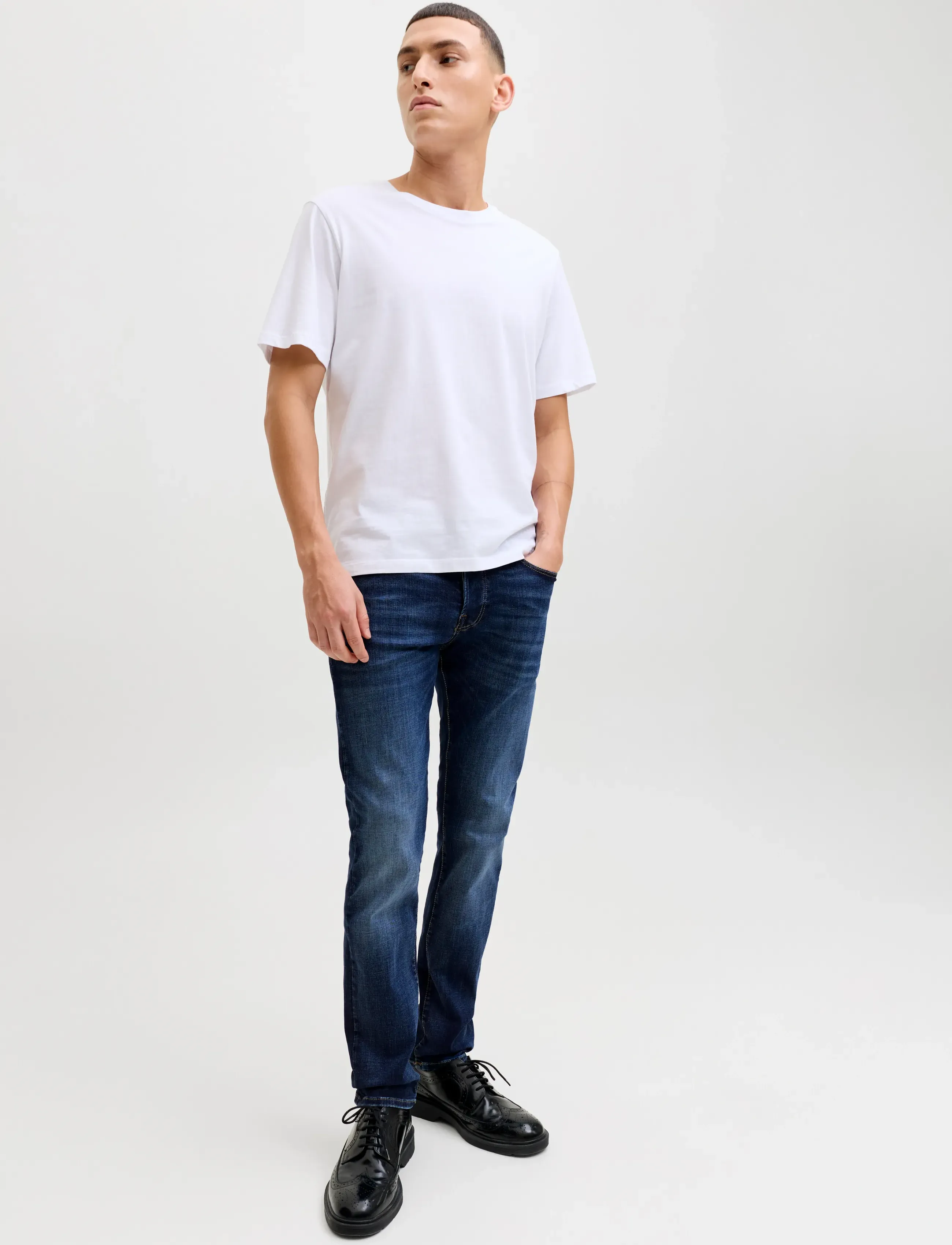 Jack & Jones JJIGLENN JJICON JJ 057 50SPS NOOS - Streetstyle - BLUE DENIM / blue