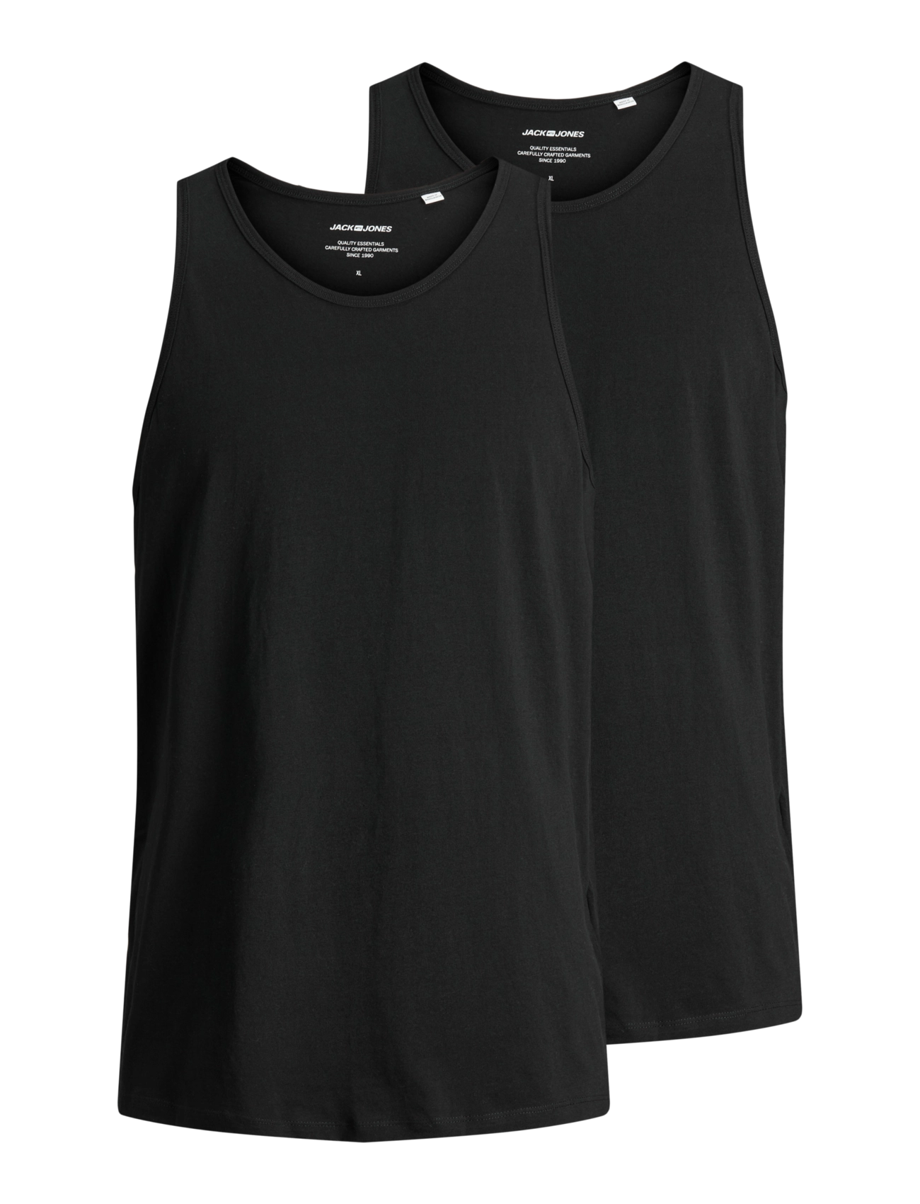 Jack & Jones JACBASIC TANKTOP 2 PACK NOOS - Pyjama - BLACK / black
