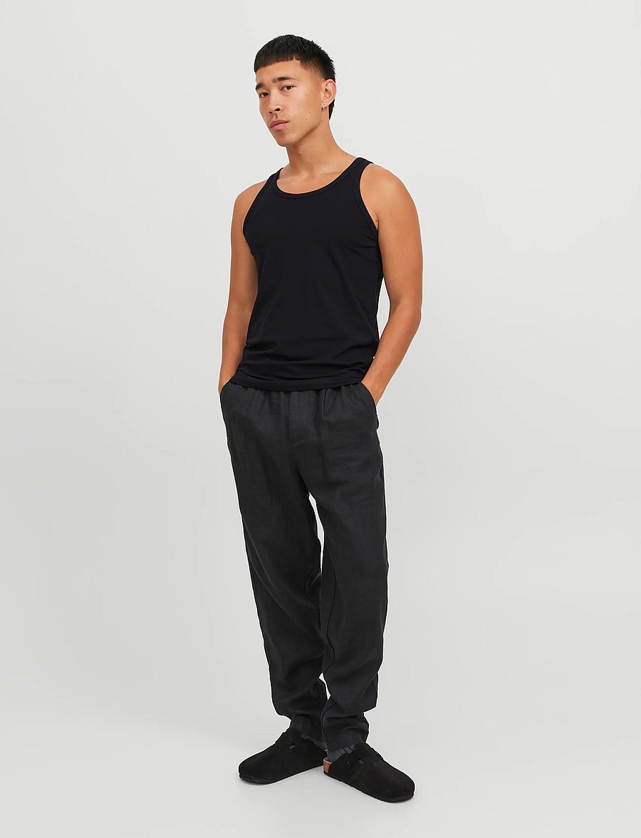 Jack & Jones - JACBASIC TANKTOP 2 PACK NOOS - black - 4