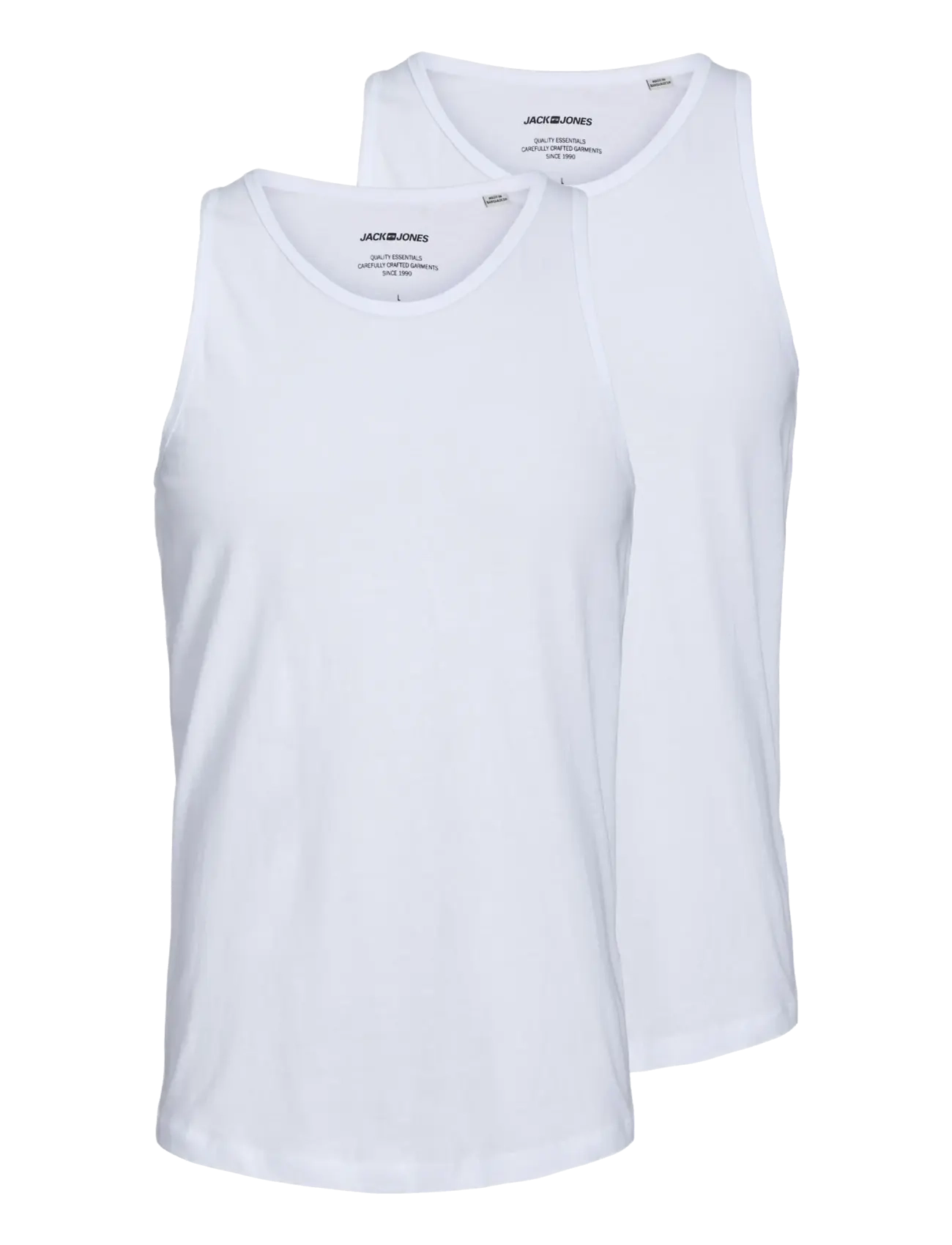 Jack & Jones JACBASIC TANKTOP 2 PACK NOOS - Pyjama - WHITE / white