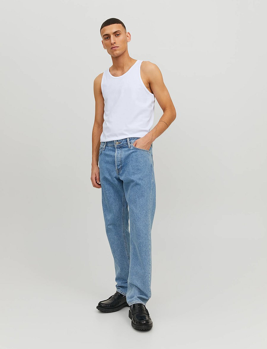 Jack & Jones - JACBASIC TANKTOP 2 PACK NOOS - pyjama tops - white - 4
