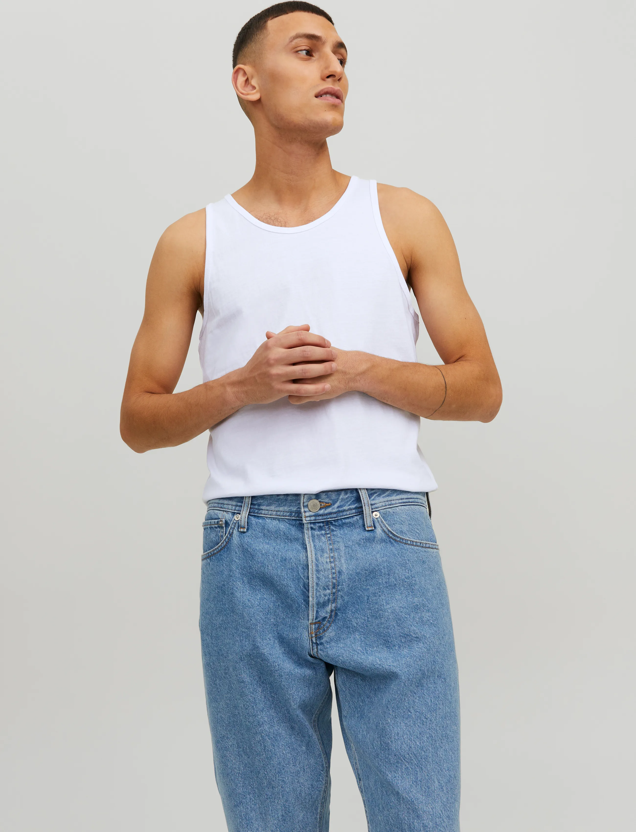 JACK & JONES Jacbasic Tanktop 2 Pack Noos linnen / tank tops herr – bild 6