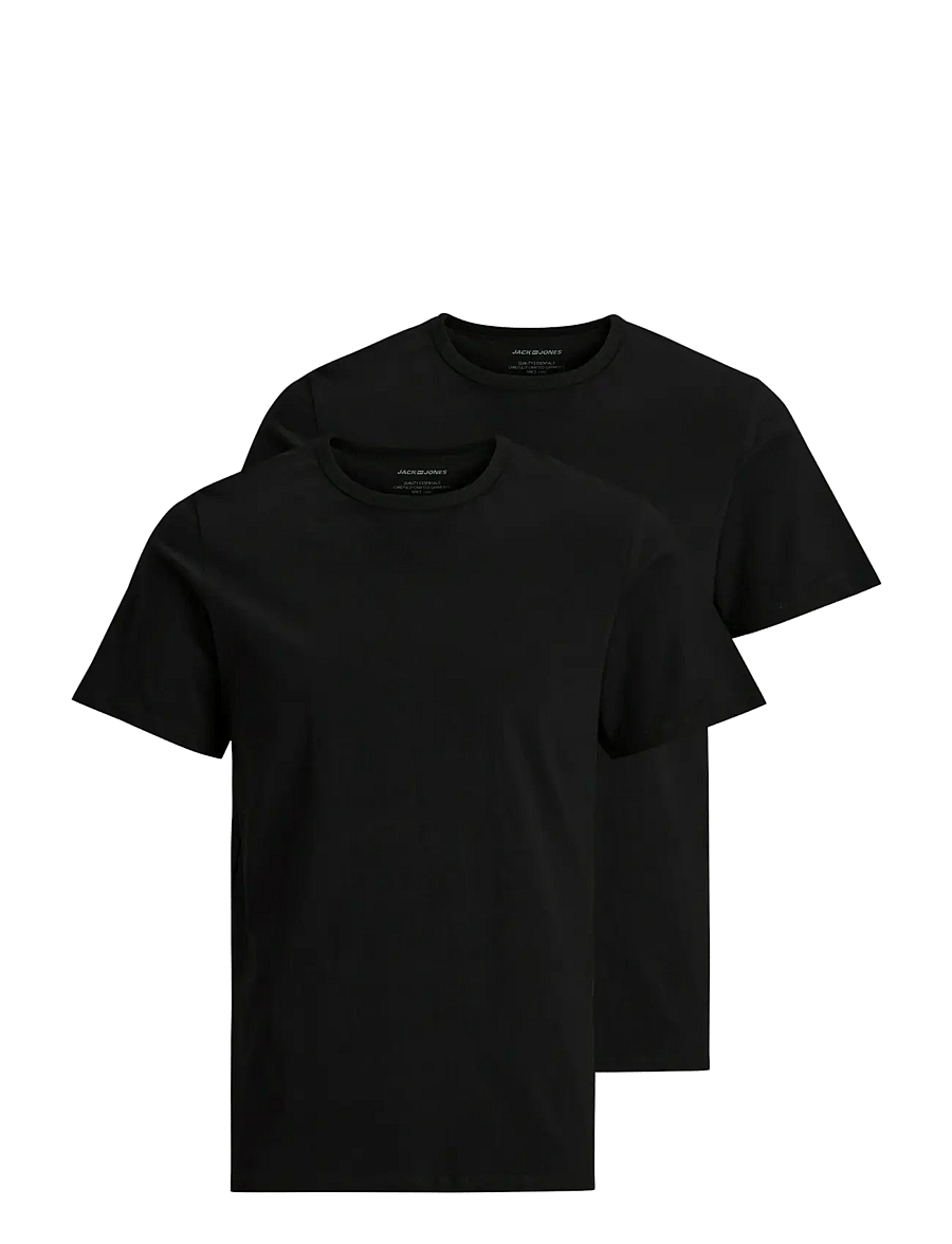 Jack & Jones - JACBASIC CREW NECK TEE SS 2 PACK NOOS - t-shirts im multipack - black - 1