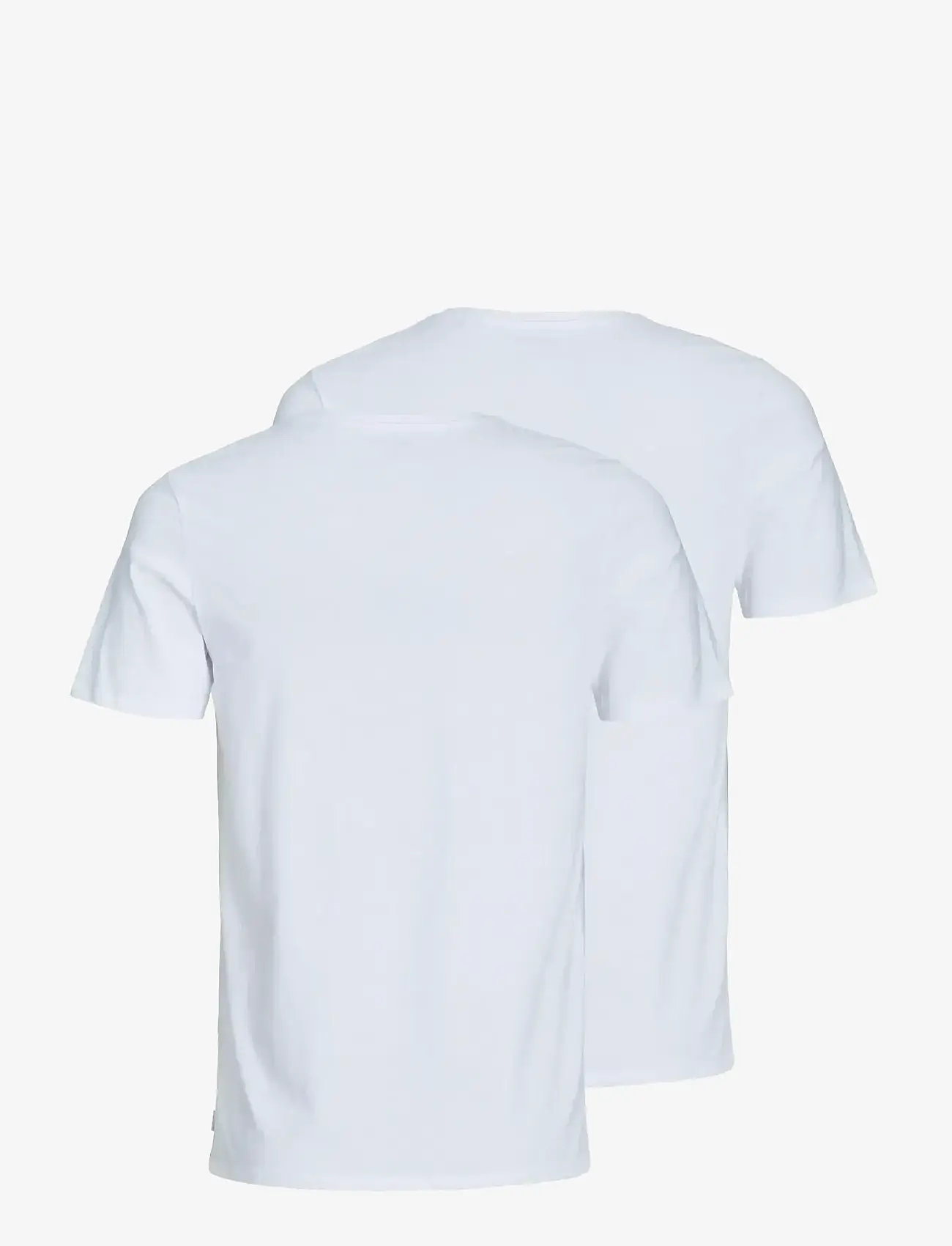 Jack & Jones - JACBASIC CREW NECK TEE SS 2 PACK NOOS - herbstliche kleidung - white - 1