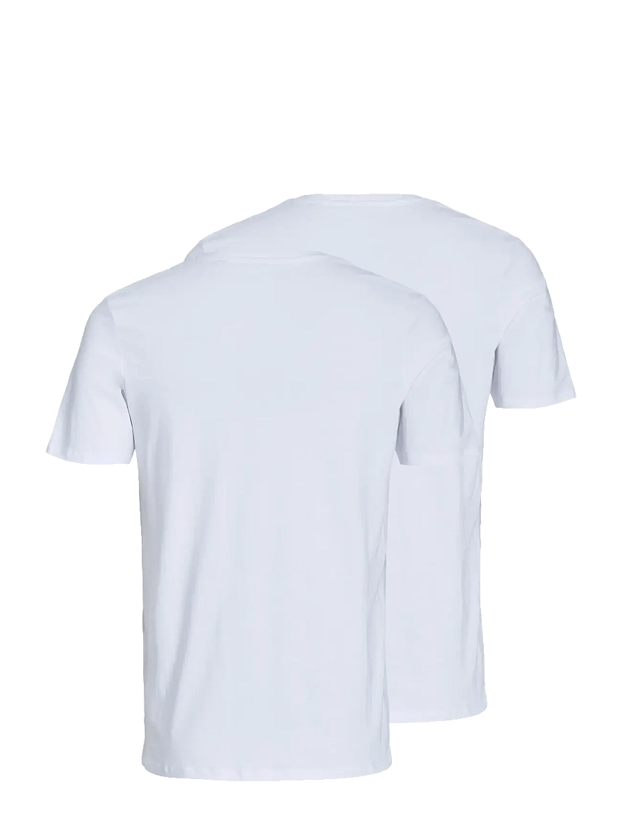 Jack & Jones - JACBASIC V-NECK TEE SS 2 PACK NOOS - white - 2