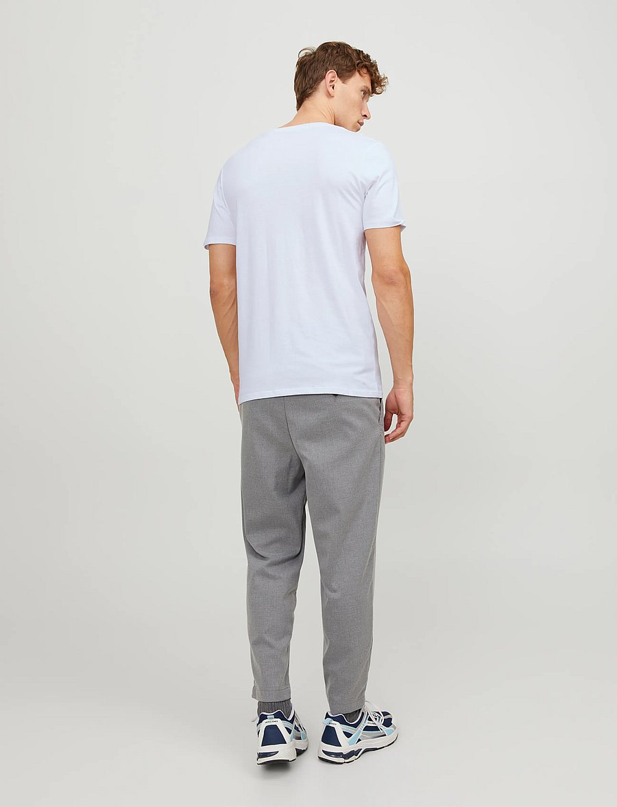 Jack & Jones - JACBASIC V-NECK TEE SS 2 PACK NOOS - white - 3