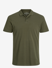 JJEBASIC POLO SS NOOS - OLIVE NIGHT