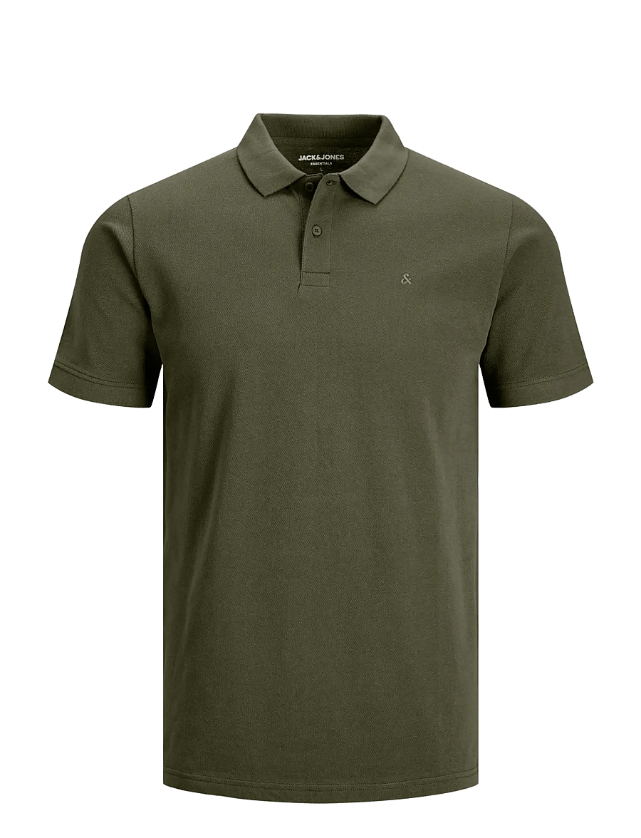 Jack & Jones - JJEBASIC POLO SS NOOS - short-sleeved polos - olive night - 1