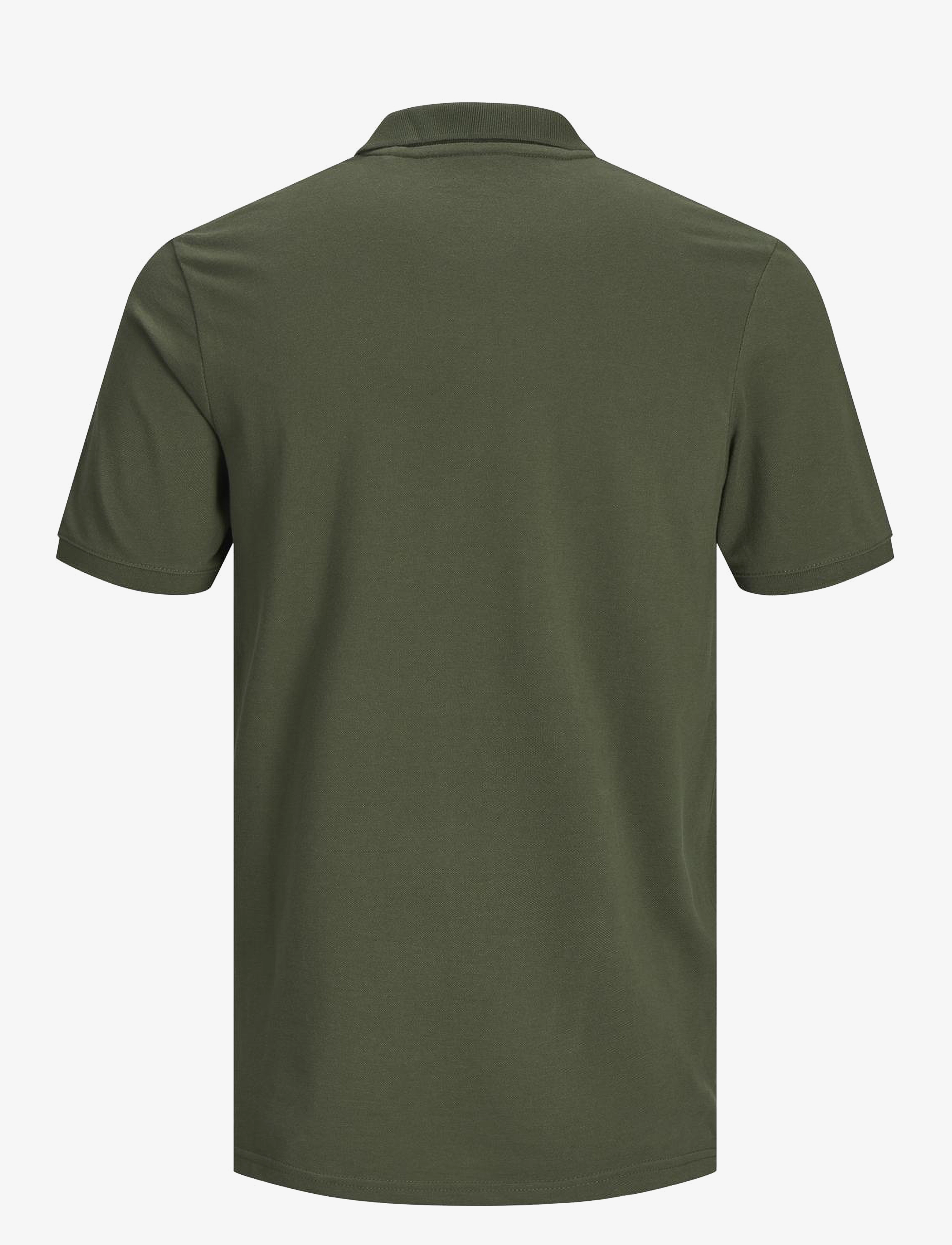 Jack & Jones - JJEBASIC POLO SS NOOS - short-sleeved polos - olive night - 2